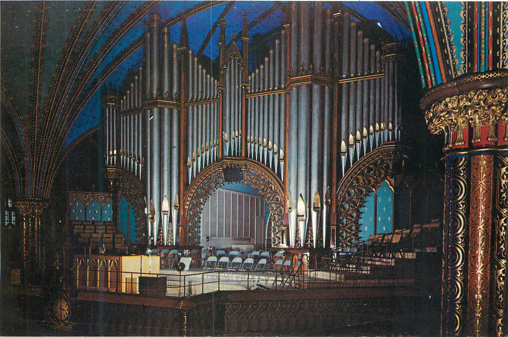 CPM Montreal Quebec Orgues Eglise Notre Dame Orgue