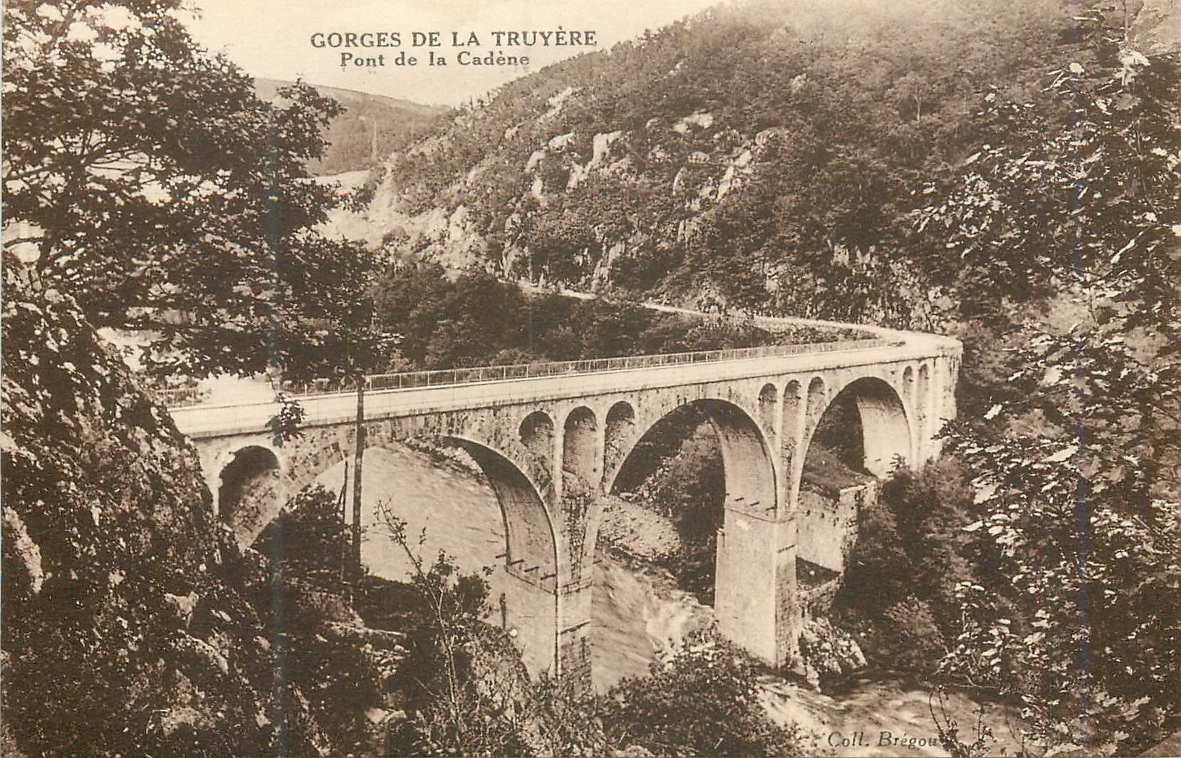 CPA Gorges de la Truyere Pont de la Cadene