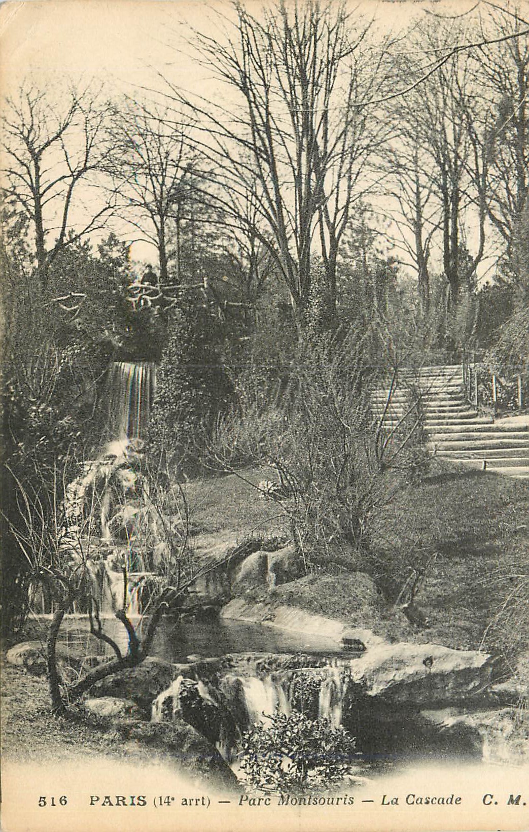 CPA Paris (14e arrt) Parc Montsouris la Cascade