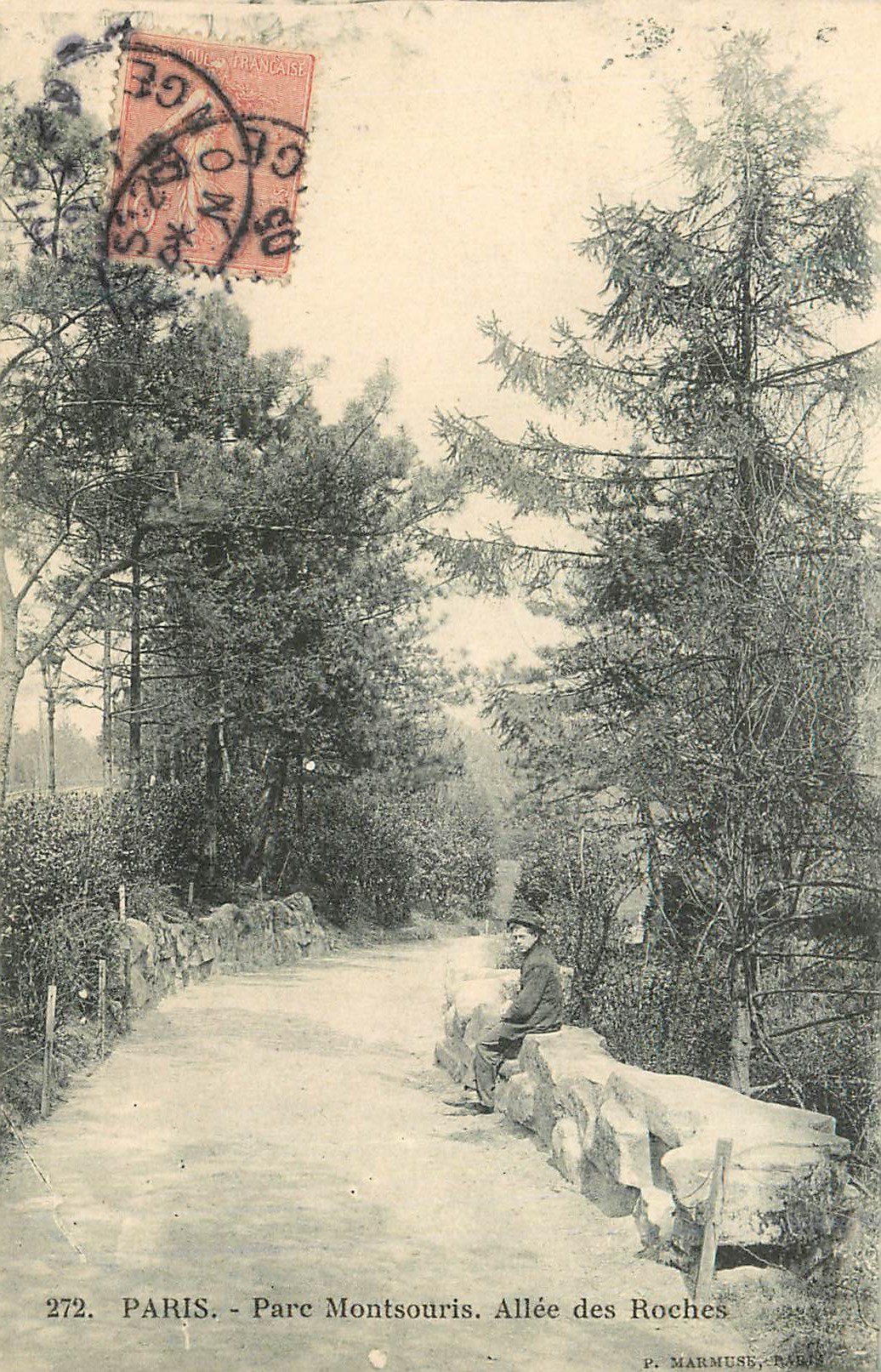 CPA Paris Parc Montsouris Allee des Roches