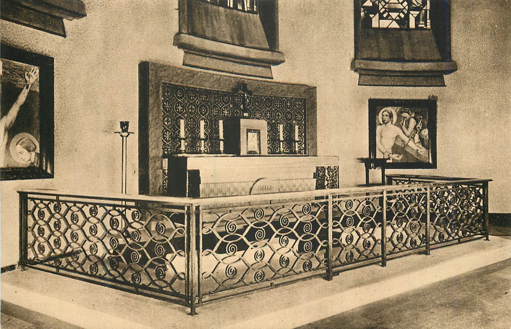 CPA Paris Eglise des Etudiants (Sacre Coeur) Autel de la Saint Vierge