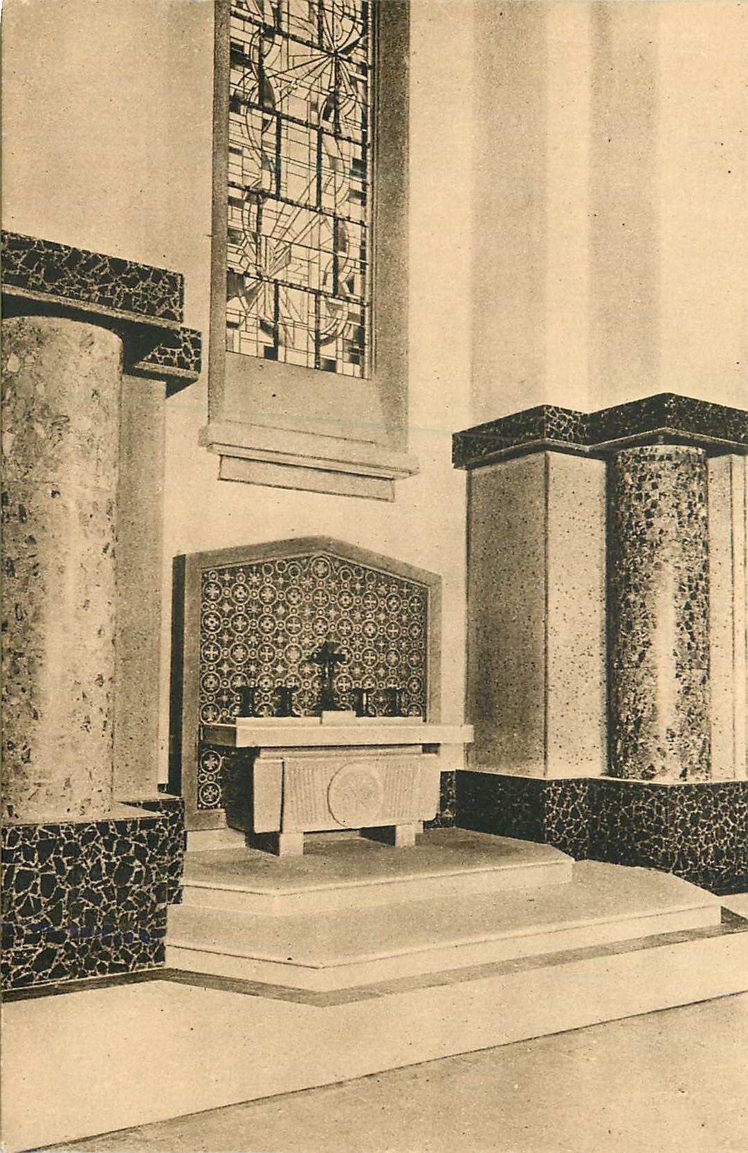 CPA Paris Eglise des Etudiants (Sacre Coeur) Autel des Ames du Purgatoire