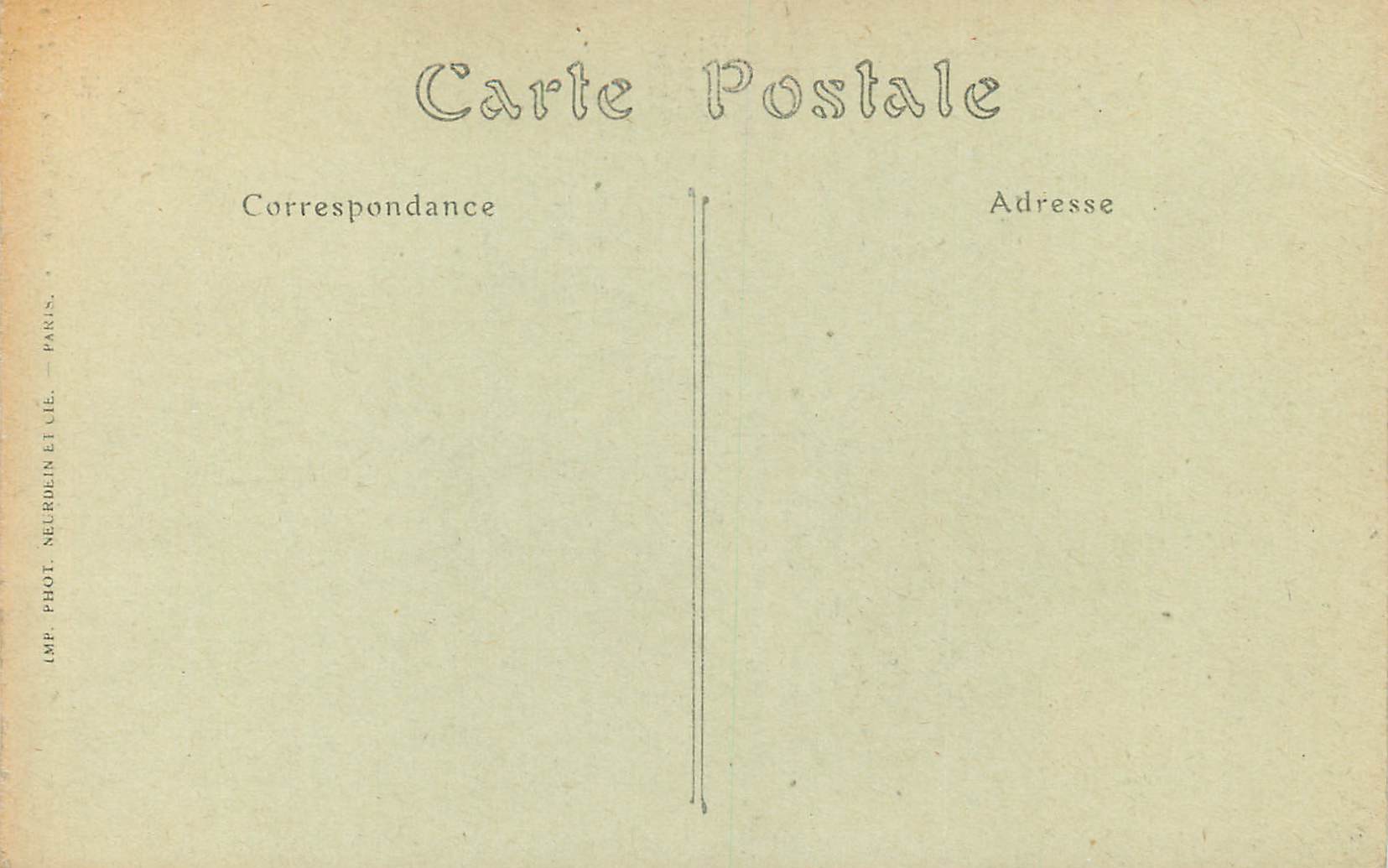 CPA Paris Chapelle Anglaise de Saint Georges Rue Auguste Vacquerie — Rückseite