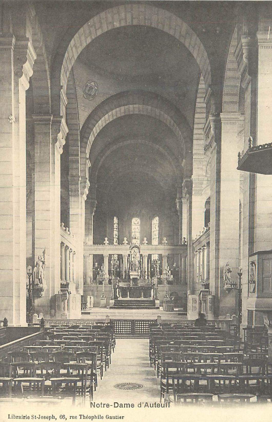 CPA Notre Dame d'Auteuil Librairie St Josepht 66 rue Theophile Gautier
