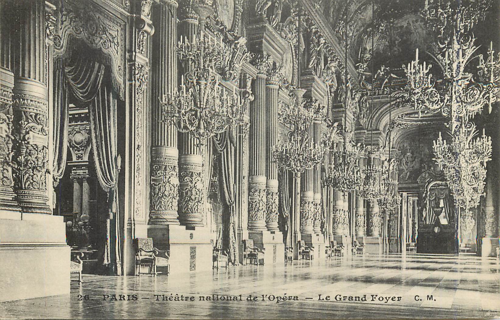 CPA Paris Theatre National de l'Opera Le Grand Foyer