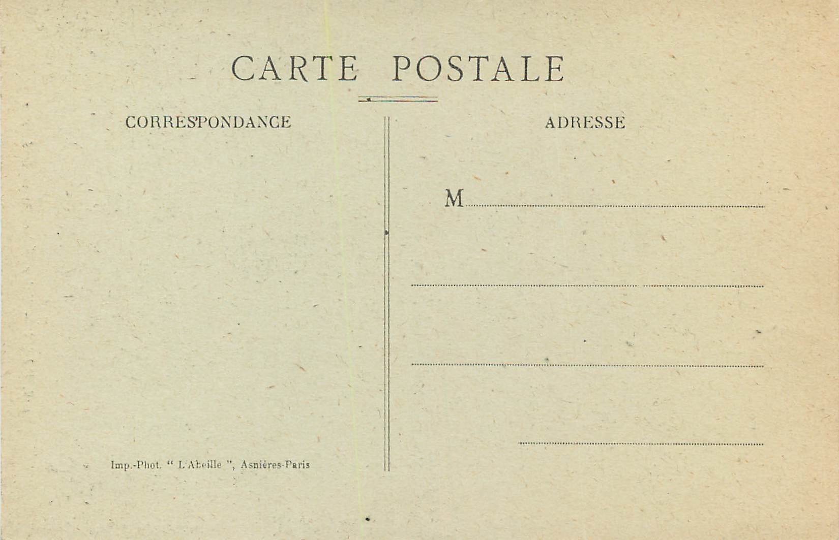 CPA Paris Eglise Notre Dame de Lorette — Rückseite
