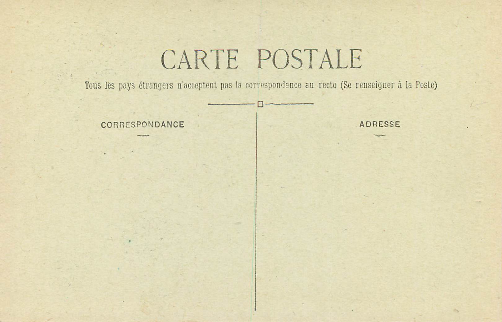 CPA Paris Eglise St Ambroise — Rückseite