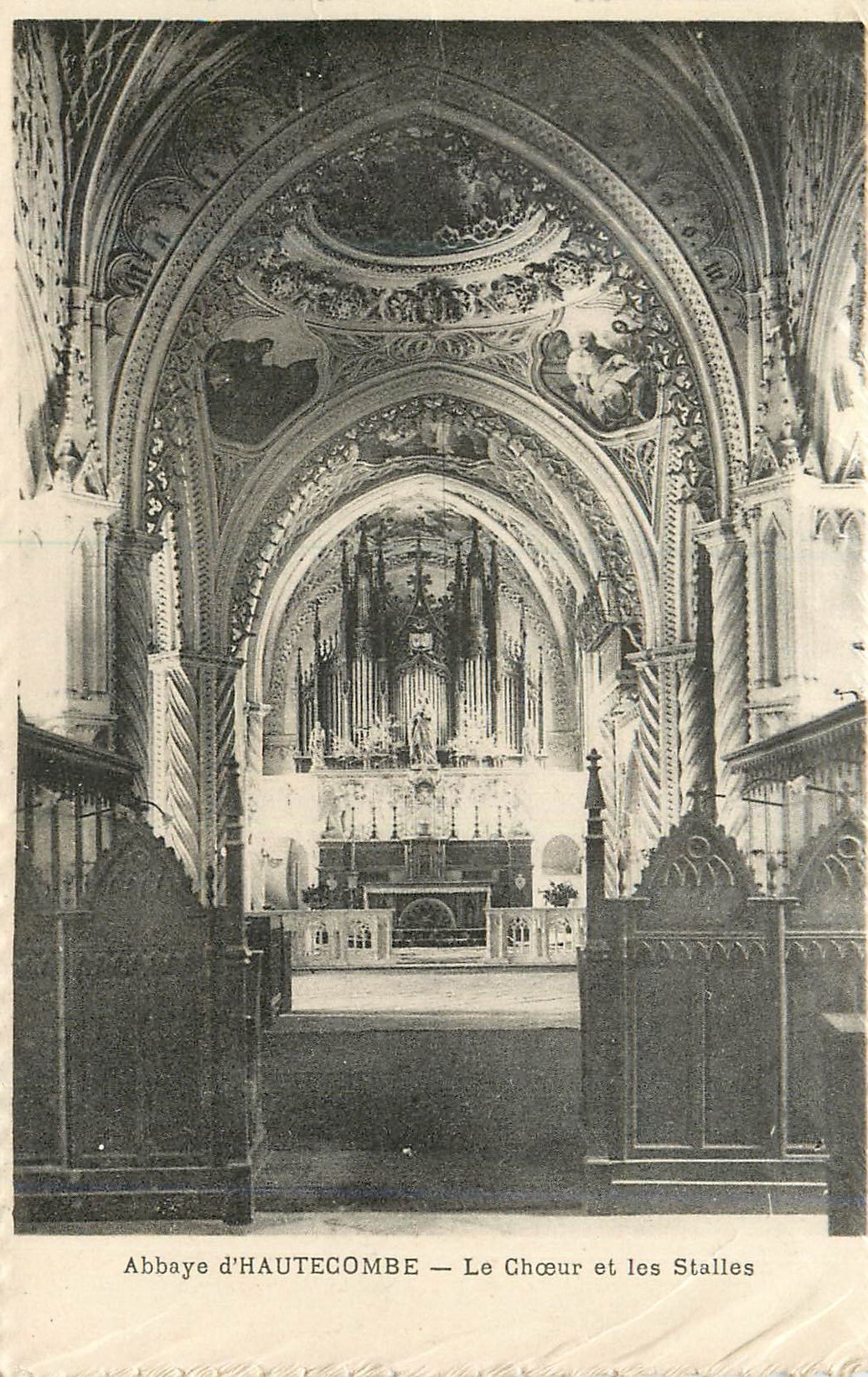 CPA Abbaye d'Hautecombe Le Choeur et les Stalles