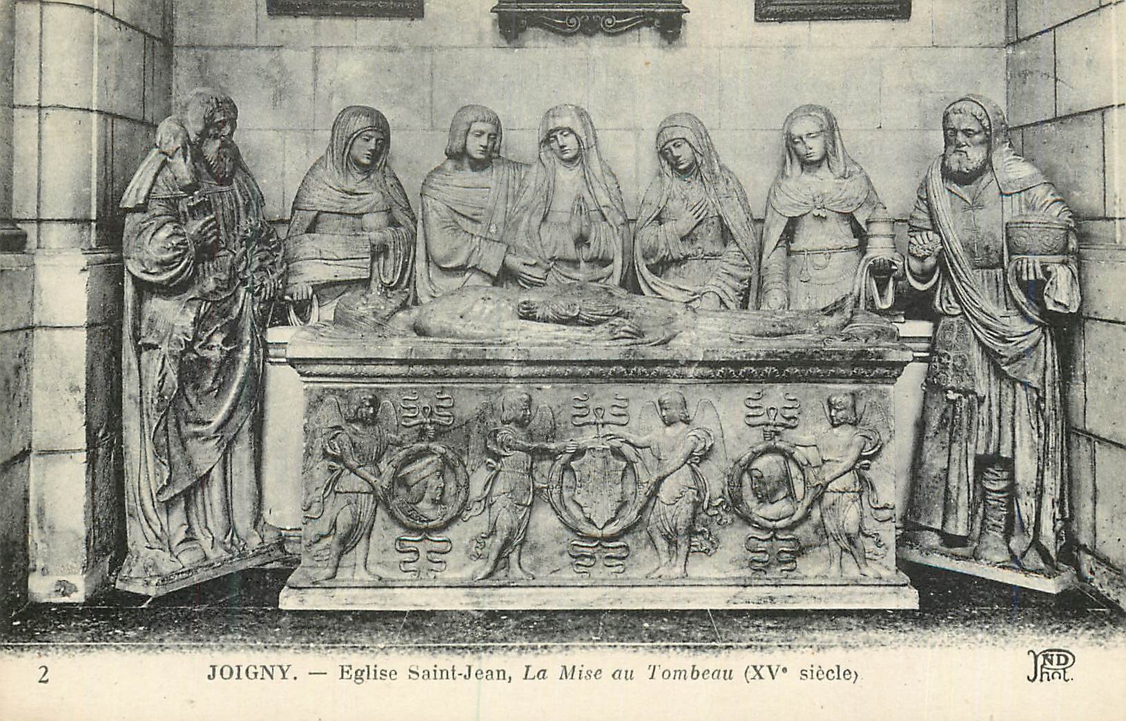CPA Joigny Eglise Saint Jean la Mise au Tombeau (XVe Siecle)