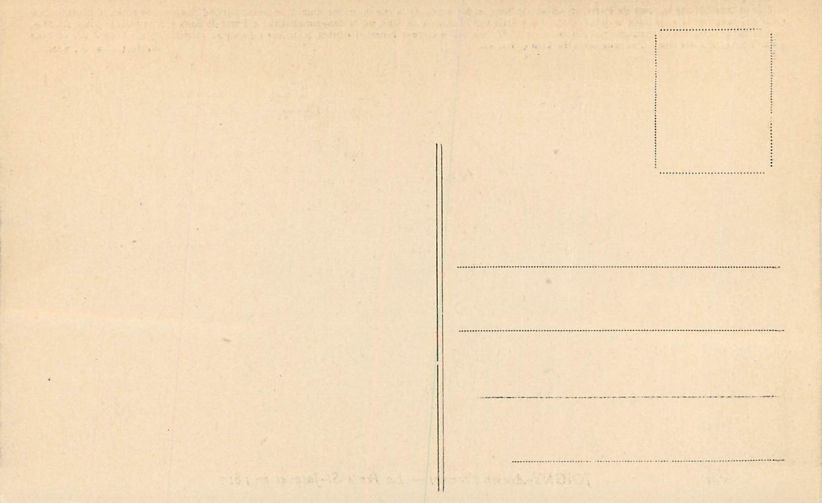 CPA Joigny Ancien (Yonne) La Porte St Jacques en 1817 — Rückseite