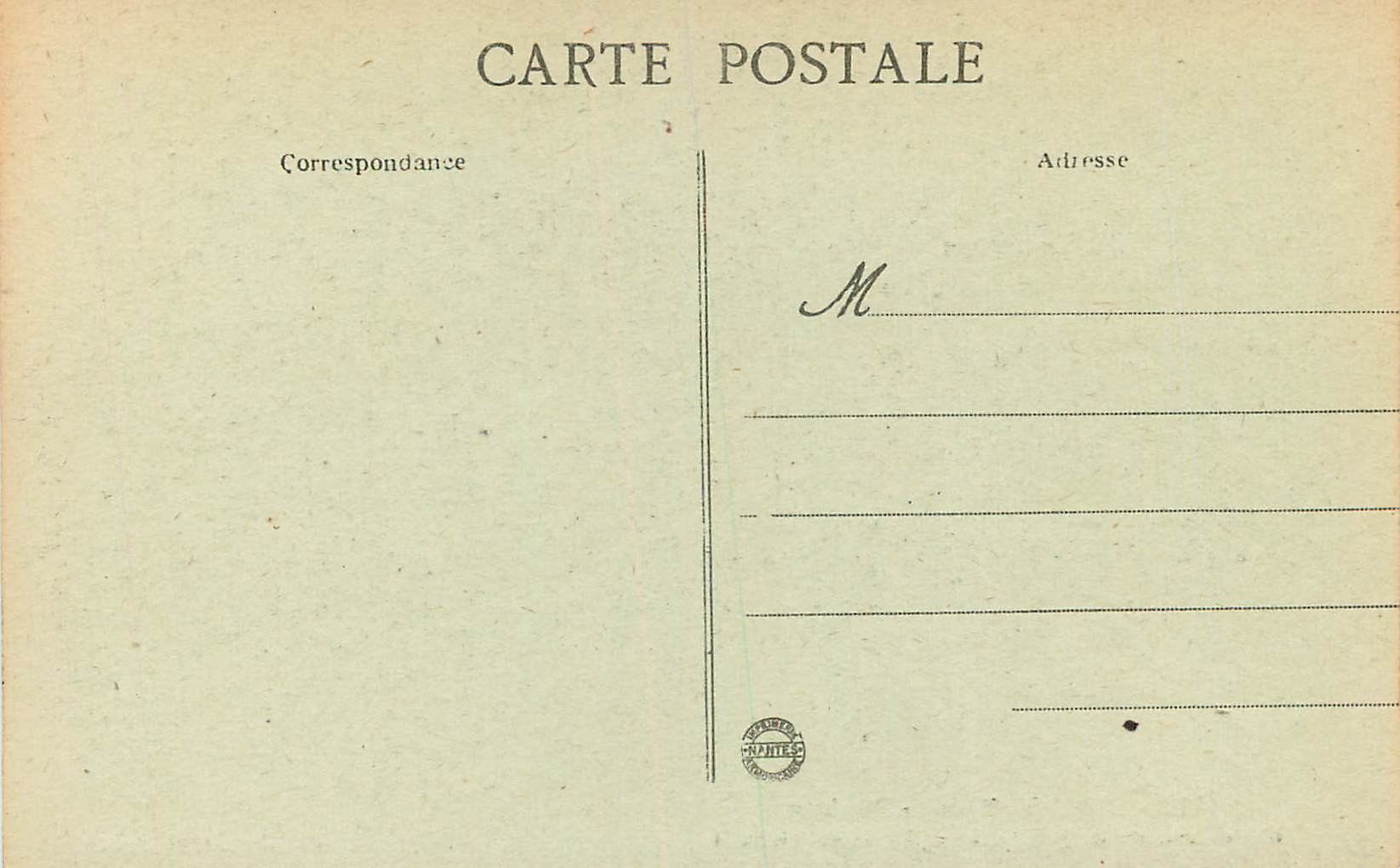 CPA Joigny (Yonne) Tombeau d'une Comtesse de Joigny a l'Eglise St Thibault — Rückseite
