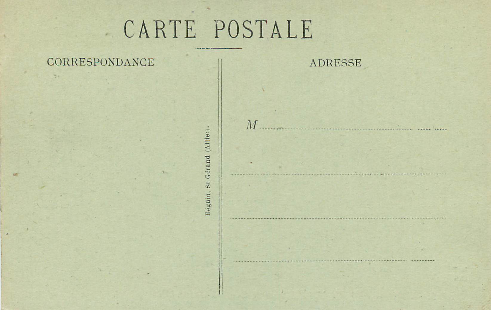 Château de Bourbon-Busset — Façade Sud-Est — Environs de Vichy — Rückseite