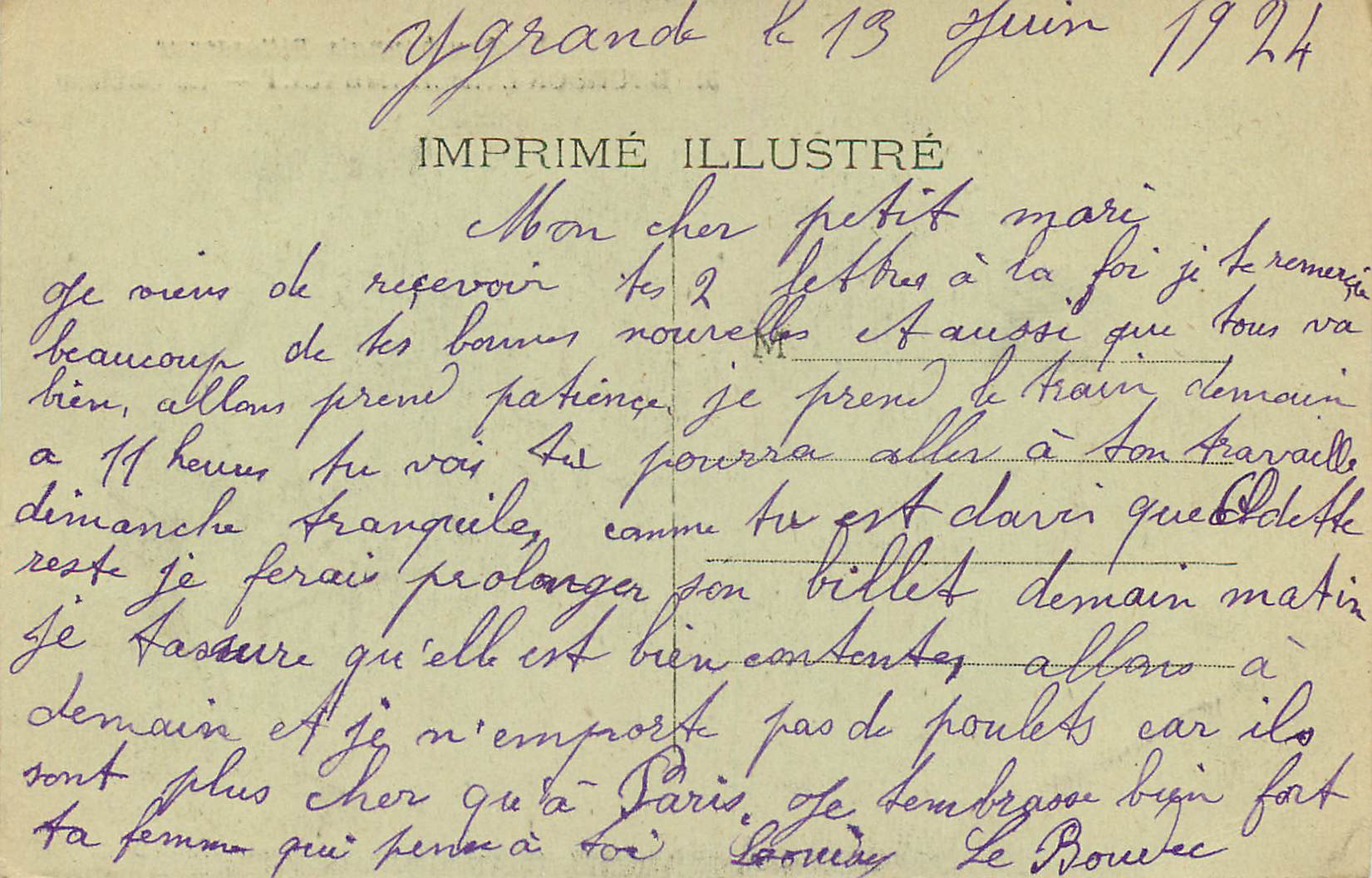 CPA Le Bourbonnais Pittoresque Bourbon l'Archambault le Chateau — Rückseite