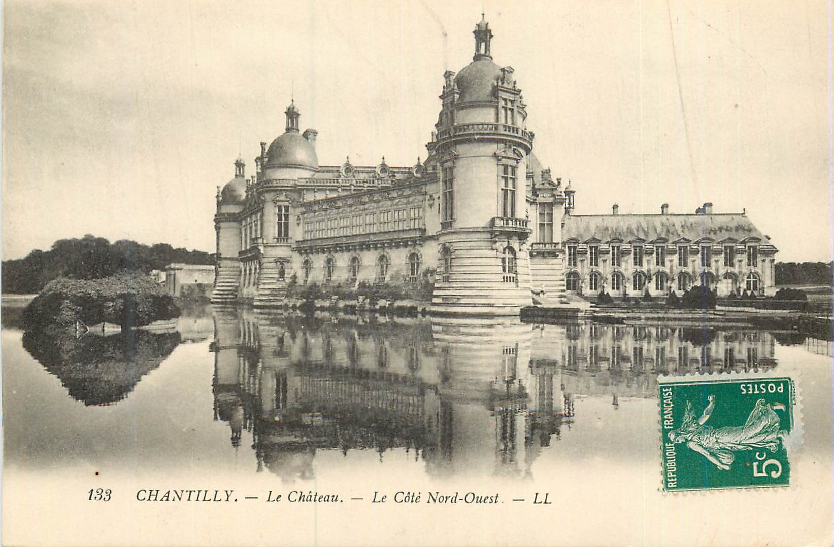 CPA Chateau de Chantilly Cote Nord Ouesst