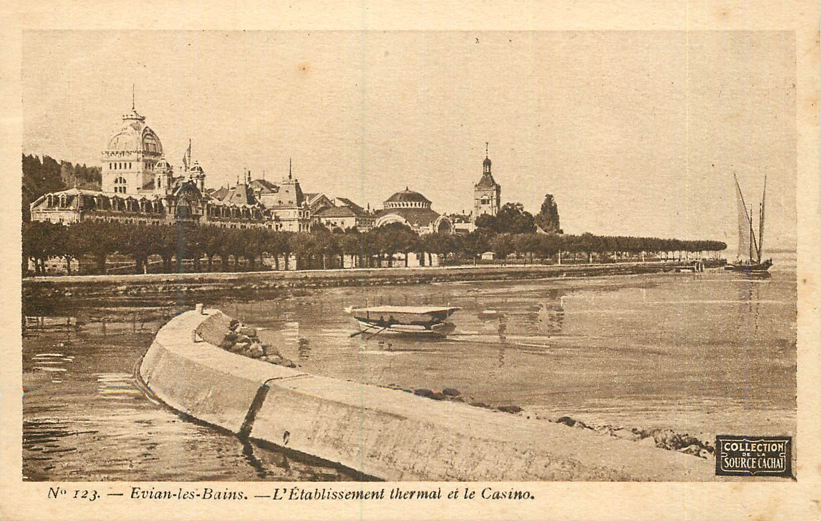 CPA Evian les Bains L'Etablissement Thermal et le Casino