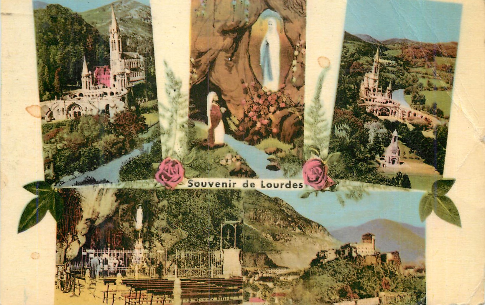 CPA Souvenir de Lourdes