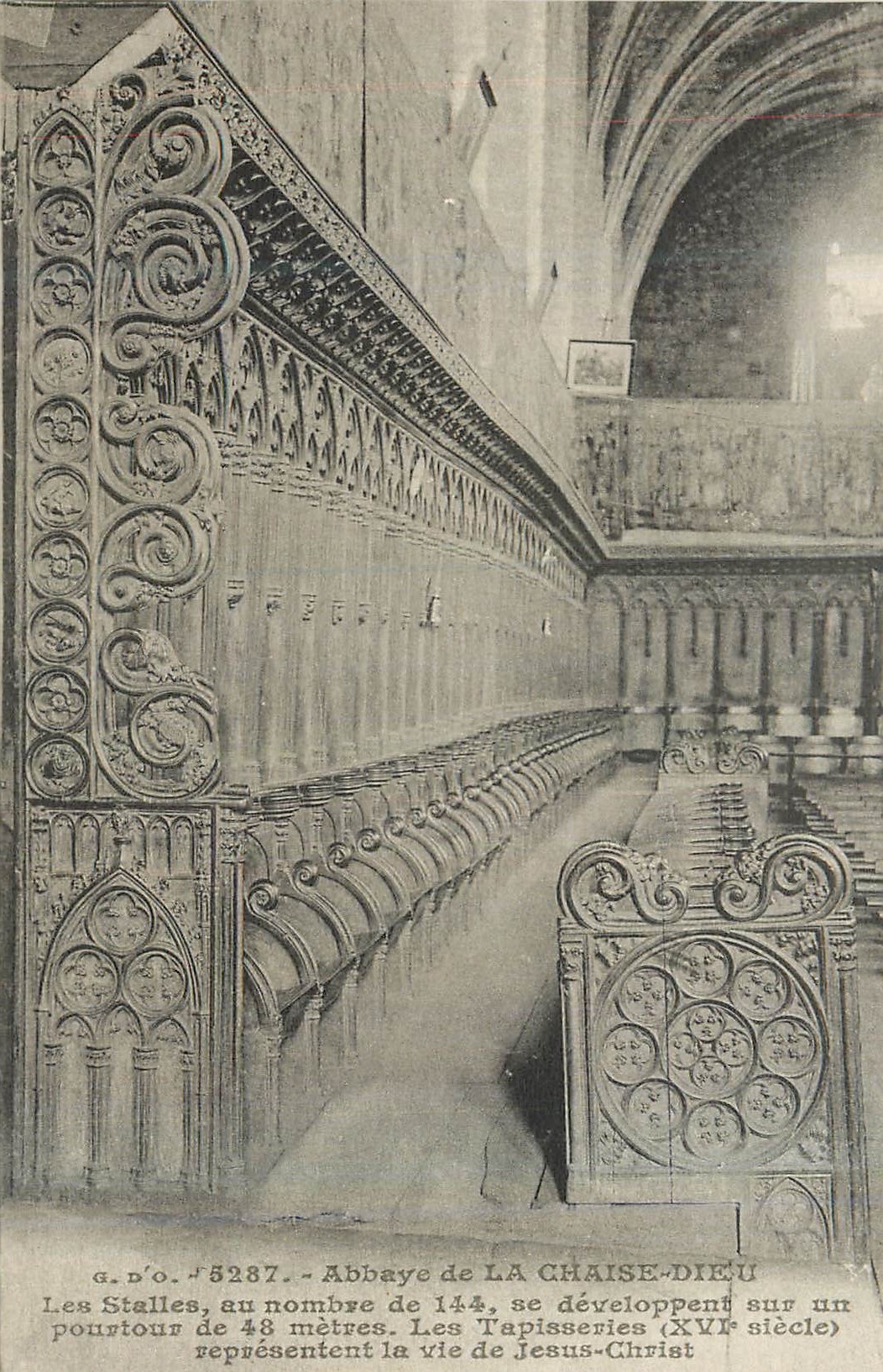 Les Stalles de l'Abbaye de La Chaise-Dieu — Tapisseries du XVIIe siècle — J. Gouttefangeas, Olliergues (P.-de-D.)