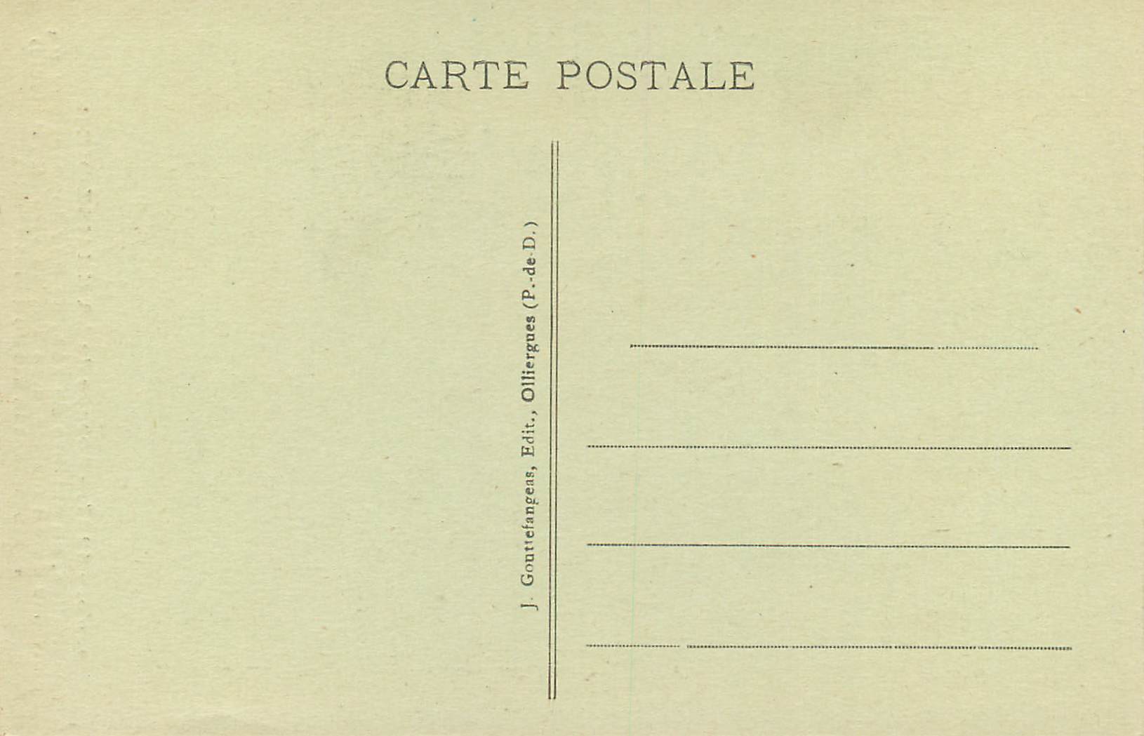 Les Stalles de l'Abbaye de La Chaise-Dieu — Tapisseries du XVIIe siècle — J. Gouttefangeas, Olliergues (P.-de-D.) — Verso