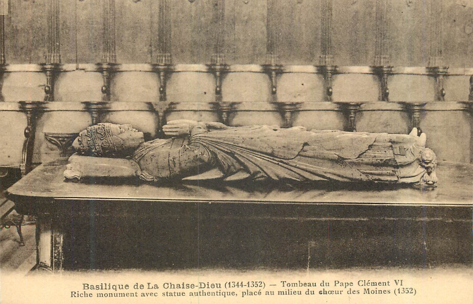 Basilique de La Chaise-Dieu — Tombeau du Pape Clément VI (1352) — Éditeur ARGRA Toulouse