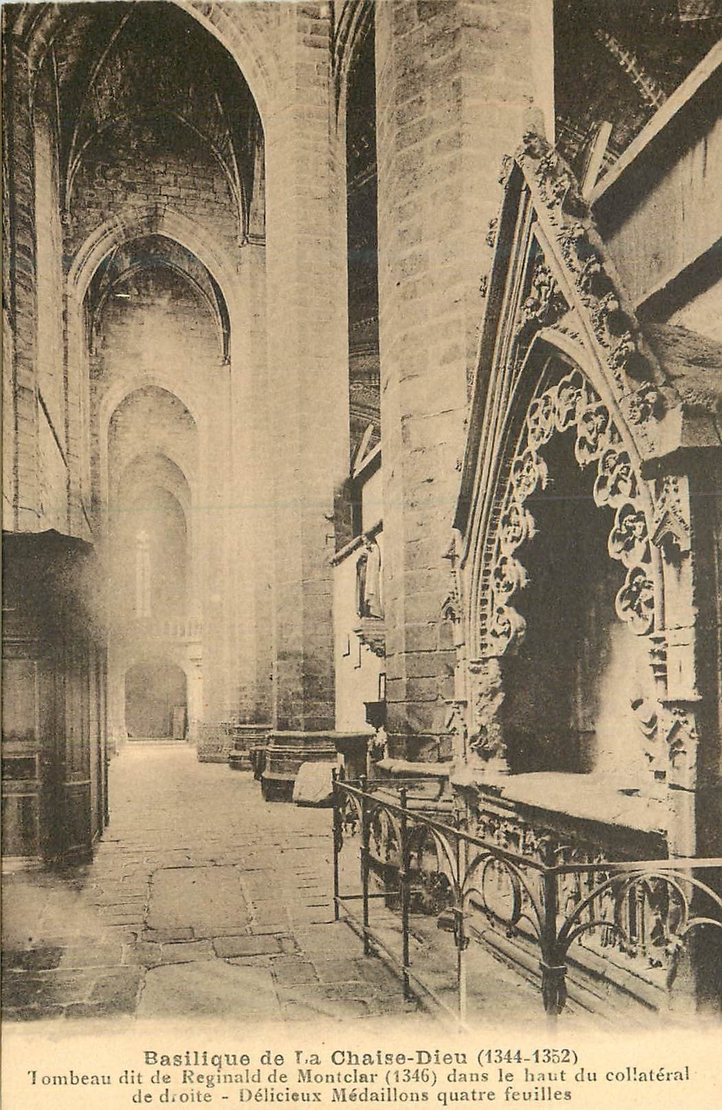 Basilique de La Chaise-Dieu — Tombeau de Reginald de Montclar (1346) — Éditeur St-Robert