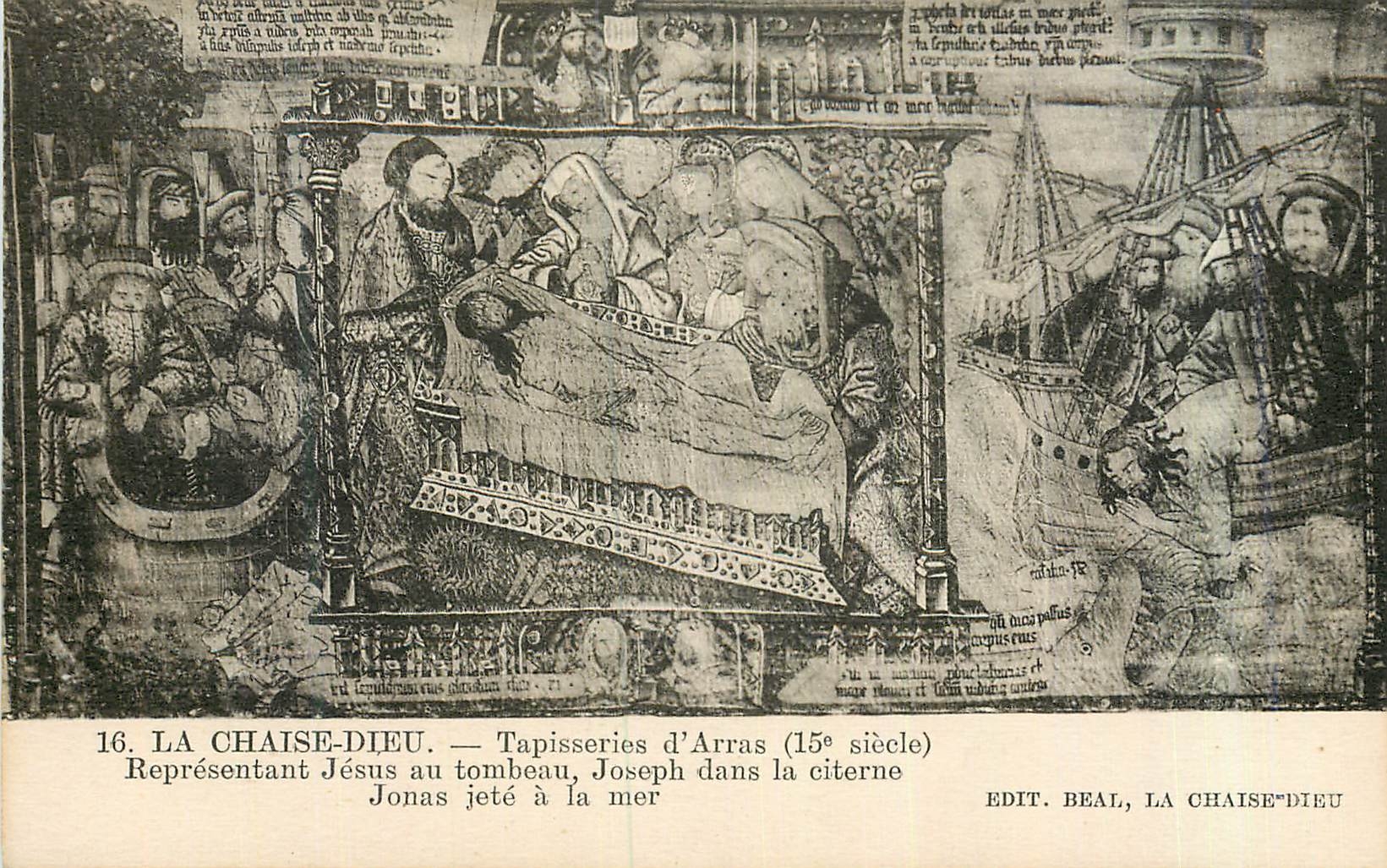CPA La Chaise Dieu Tapisseries d'Arras (15e Siecle)