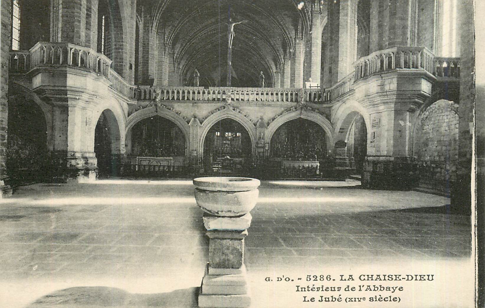 CPA La Chaise Dieu Interieur de l'Abbaye Le Jube (XIVe Siecle)