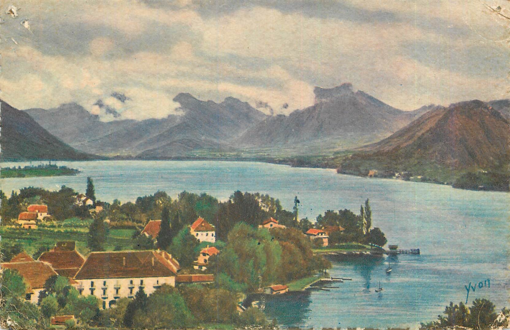 CPA La Douce de France Annecy et Son Lac (Haute Savoie)