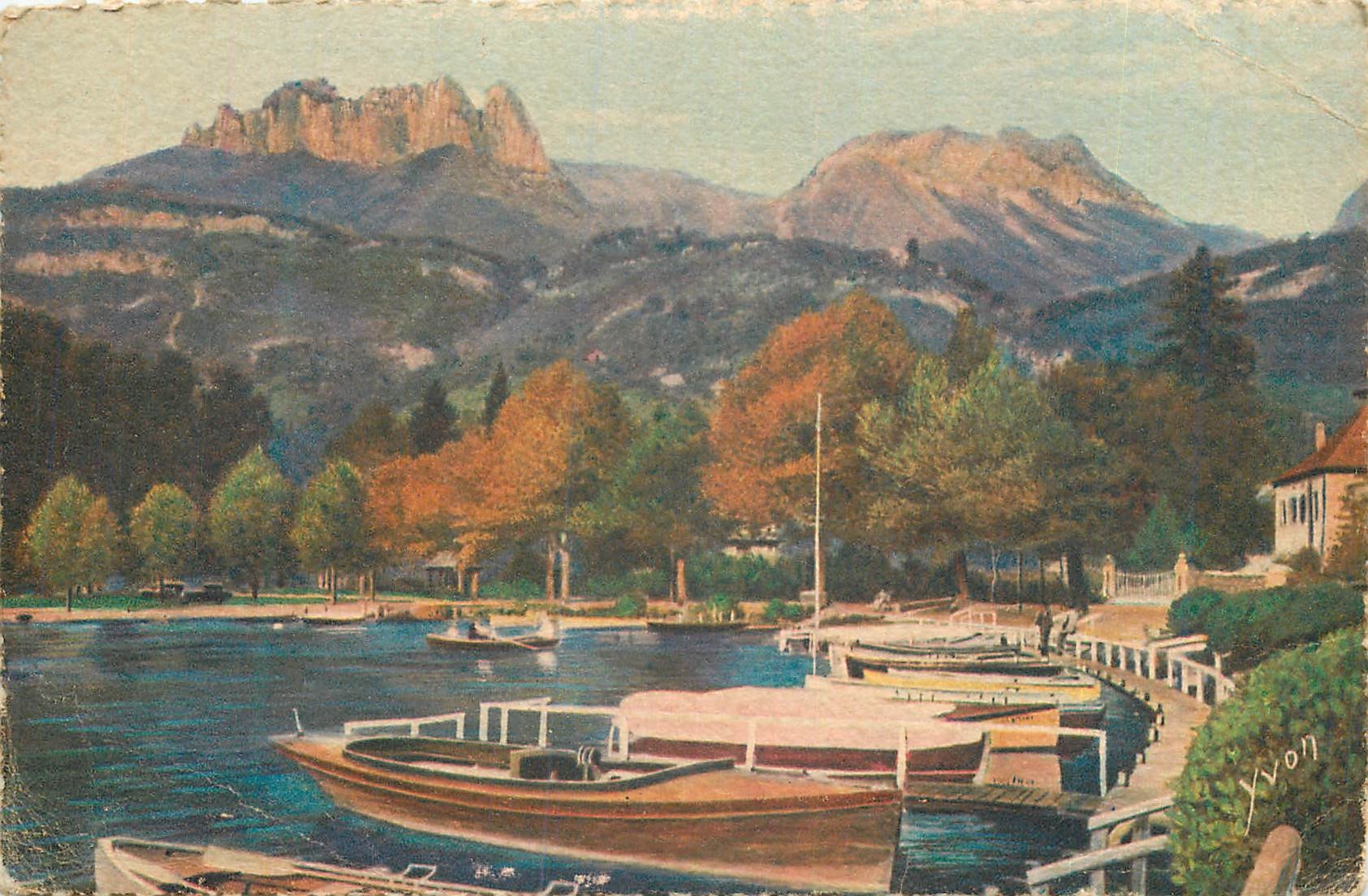 CPA La Douce de France Annecy et Son Lac (Haute Savoie)  Bateaux