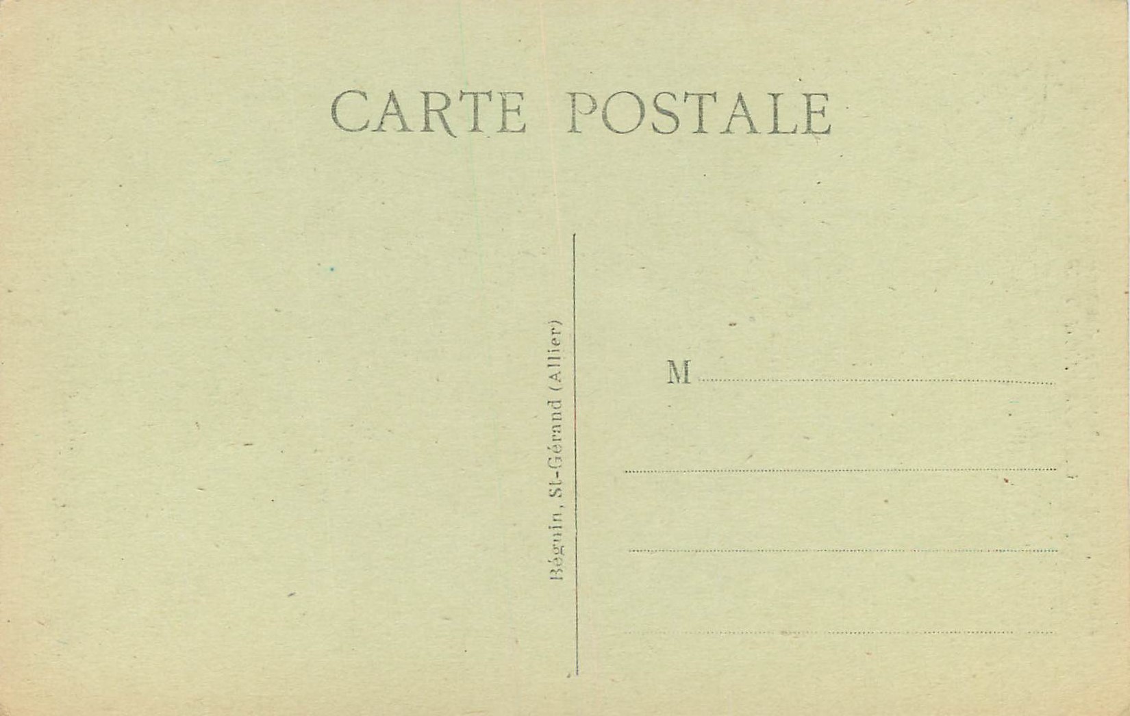 CPA L'Auvergne Pittoresque Pontgibaud Chapelle et Sepulture des Comtes de Pontgibaud — Rückseite
