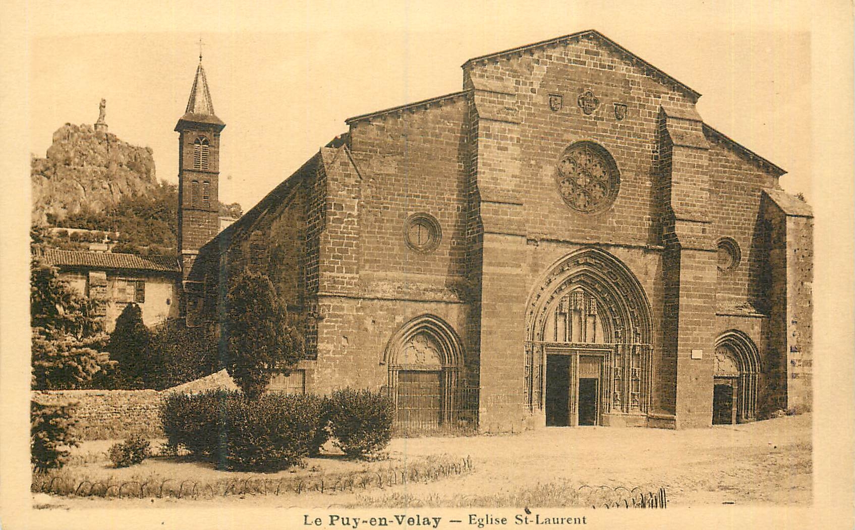CPA Le Puy en Velay Eglise St Laurent