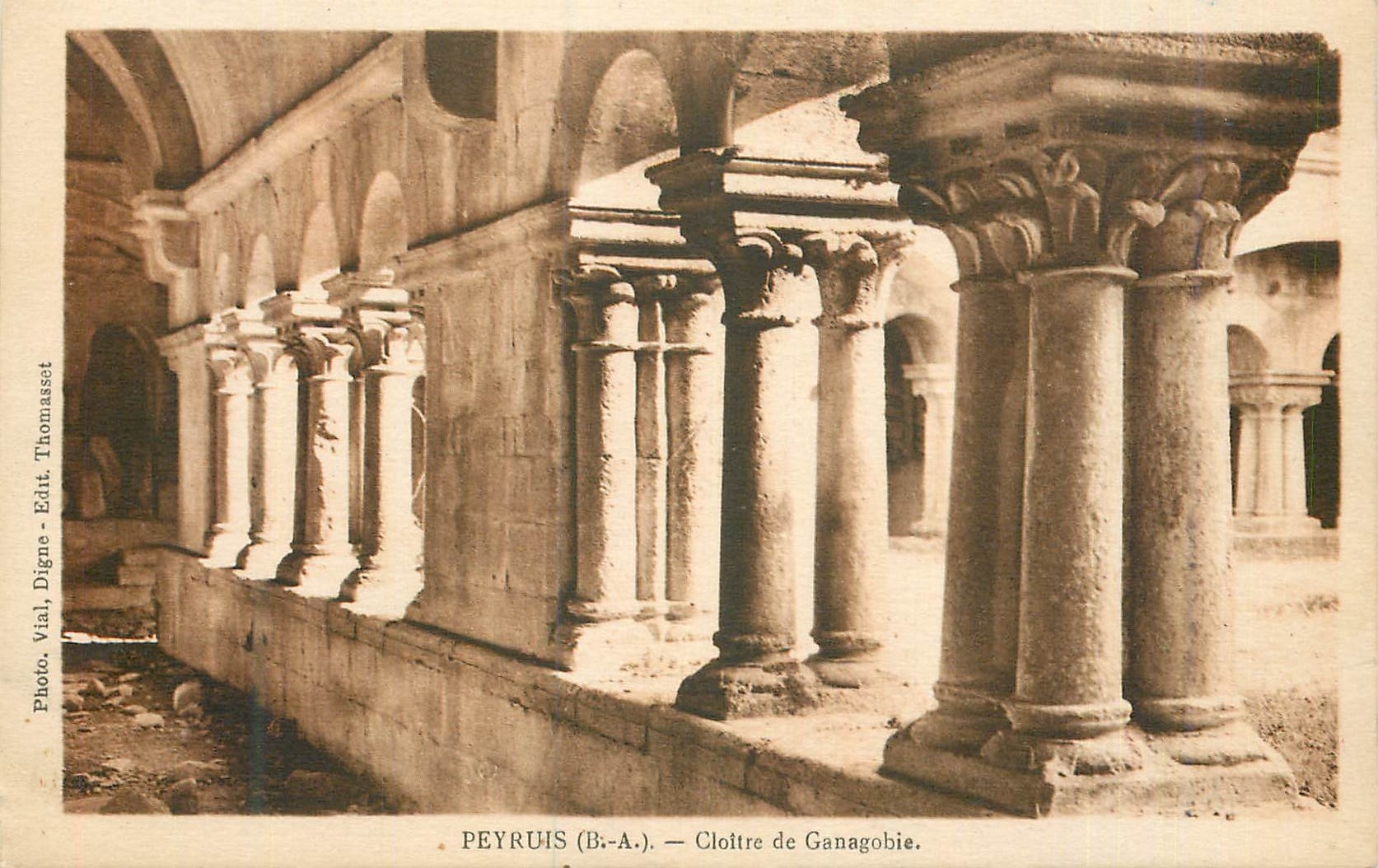 CPA Peyruis (B A) Cloitre de Ganagobie dou Felibre Berard