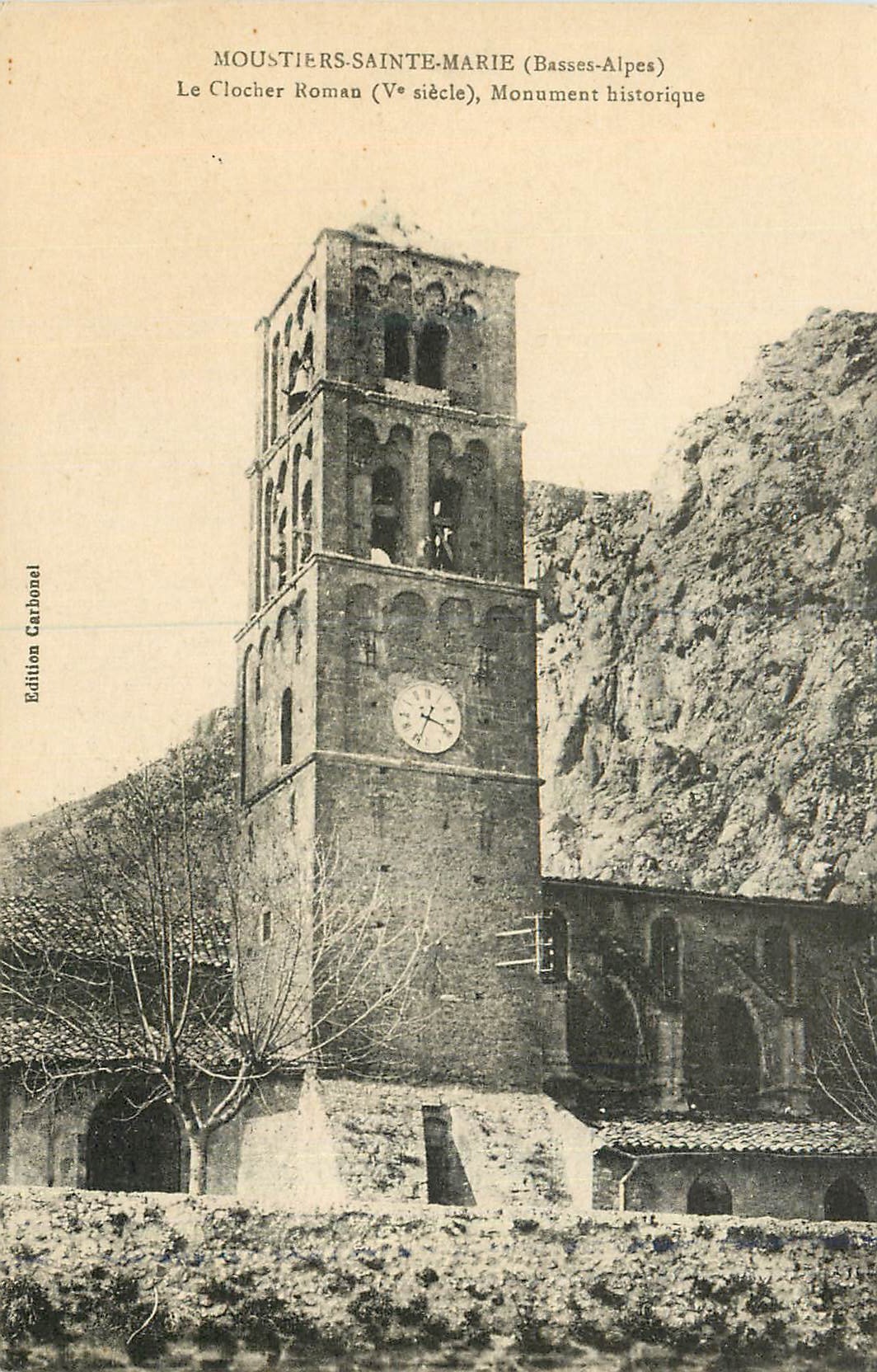 CPA Moustiers Sainte Marie (Basses Alpes)