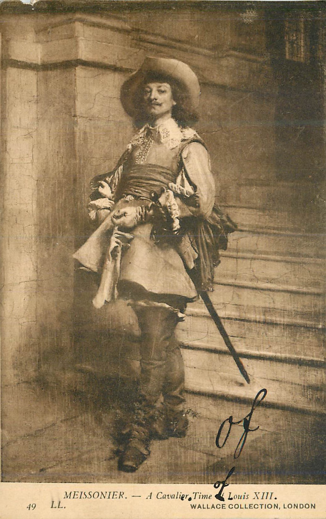 CPA Meissonier A Cavalier Time Luis XIII Wallace Collection London