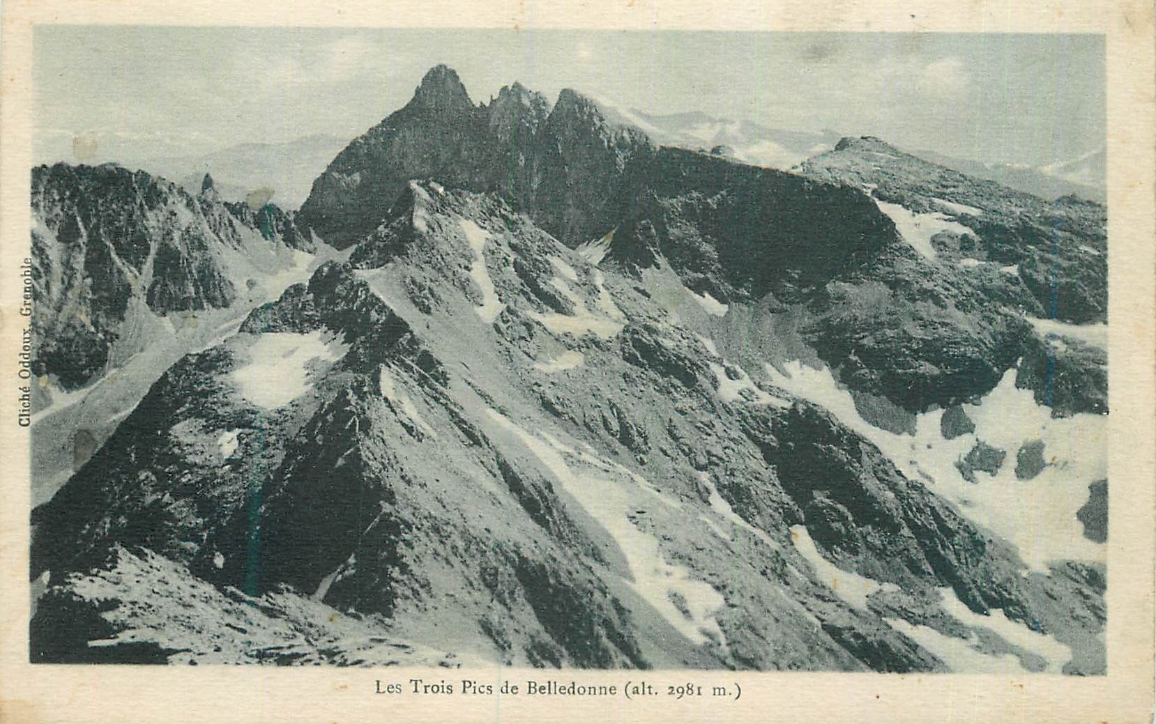 CPA Les Trois Pics de Belledonne (alt 2981 m)