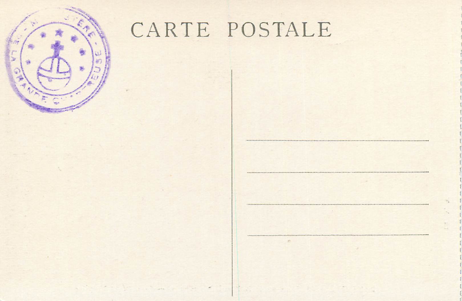Dauphiné — 69. Couvent de la Grande-Chartreuse — La salle du Chapitre — Verso