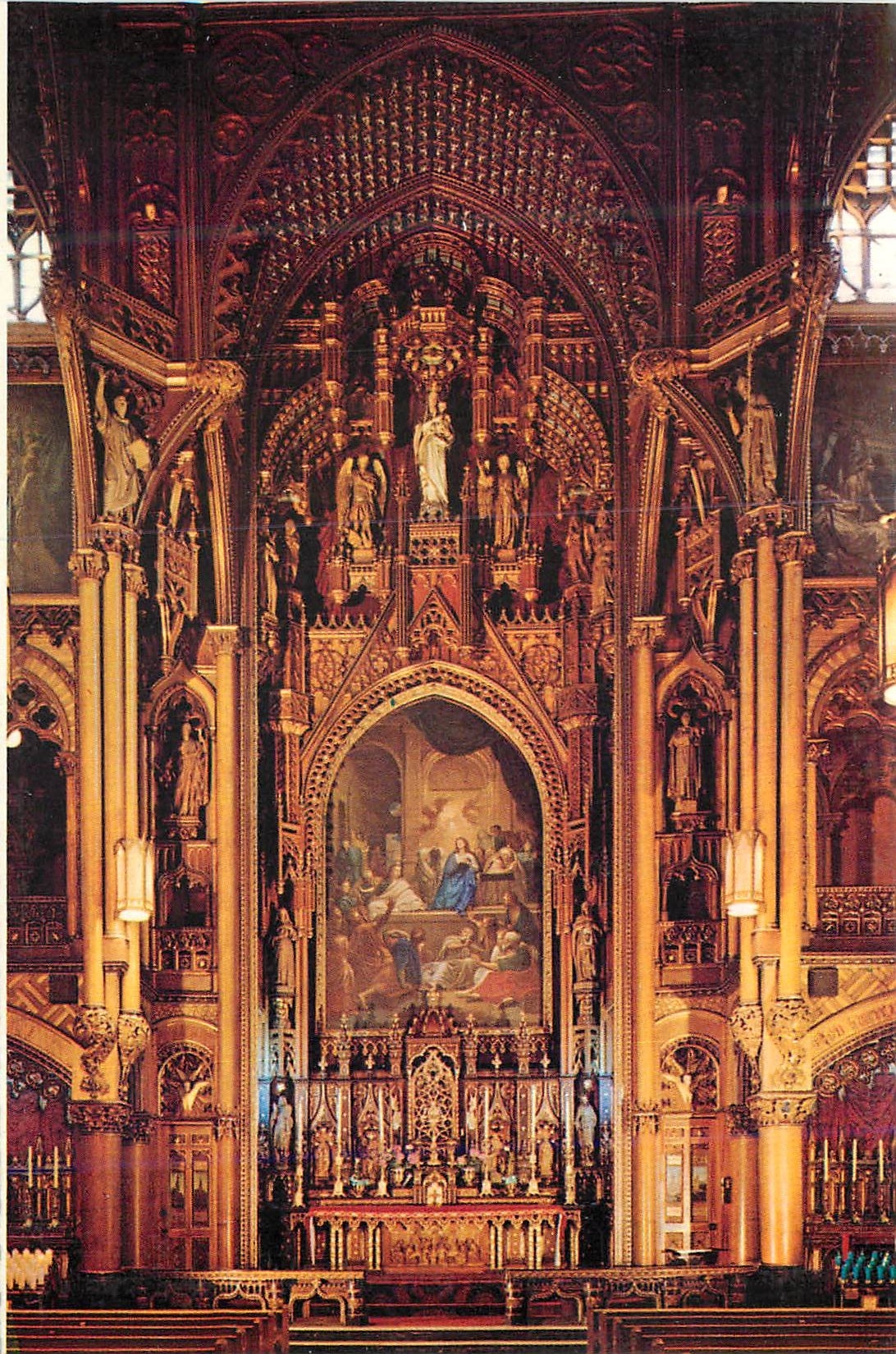 CPM Montreal Quebec Chapelle du Sacre Coeur Eglise Notre Dame