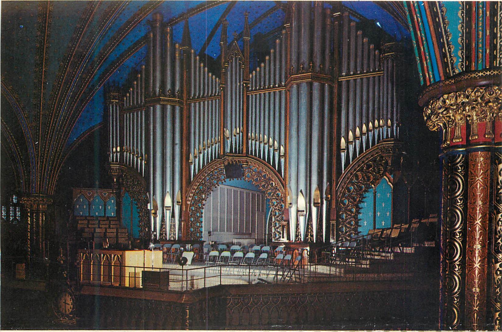 CPM Montreal Quebec Orgues Eglise Notre Dame Orgue