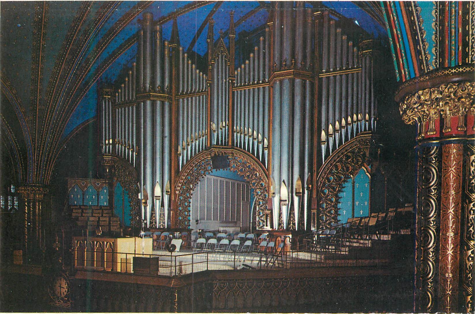 CPM Montreal Quebec Orgues Eglise Notre Dame Orgue