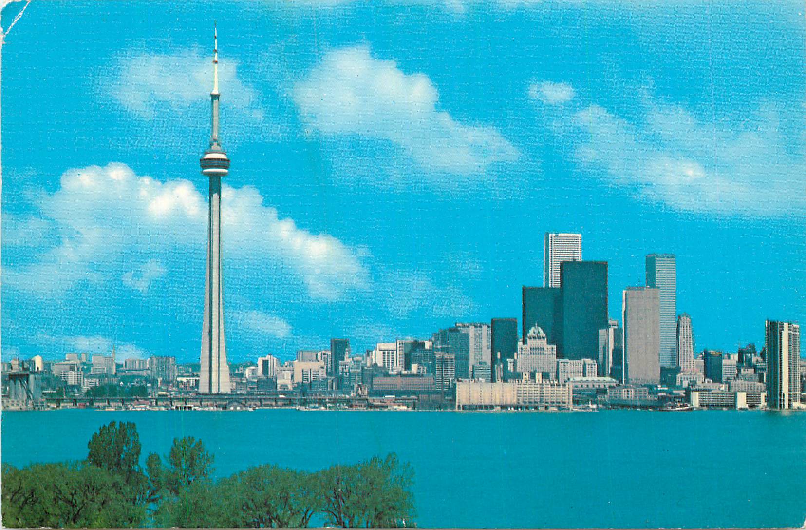 CPM Toronto la Tour CN l'Immeuble a Structure Autoportante le plus Eleve 1815 Pieds de Hauteur