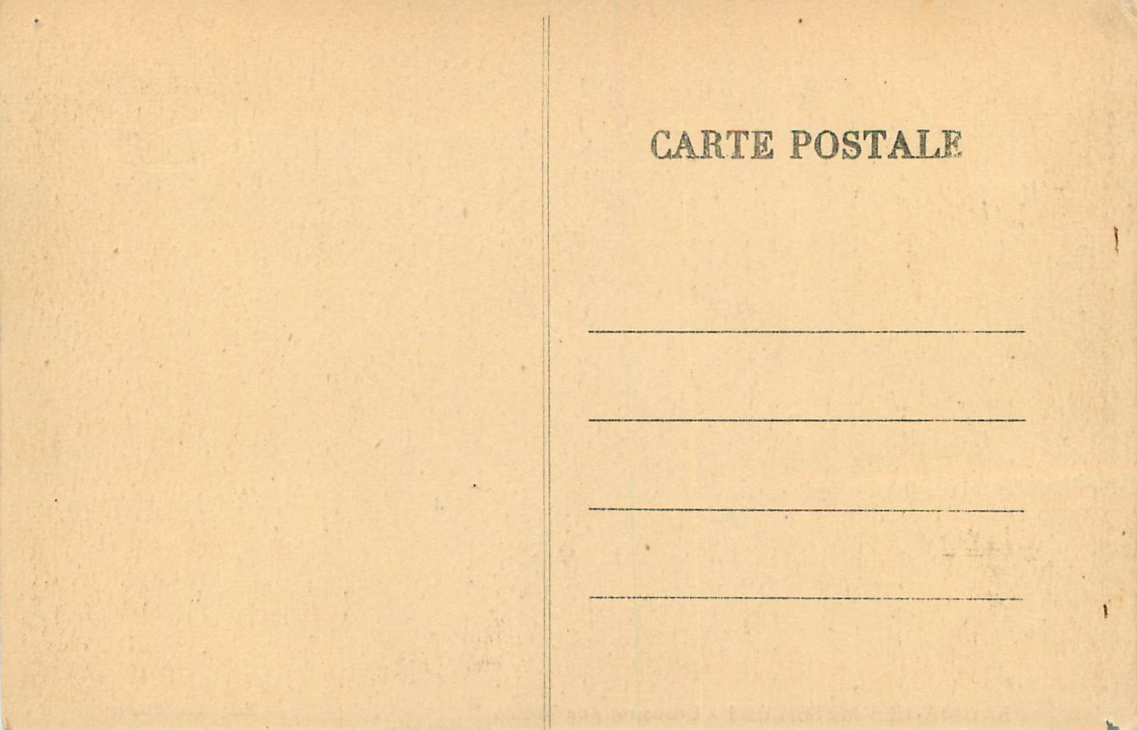 CPA Baume les Messieurs Descente des Monts — Rückseite