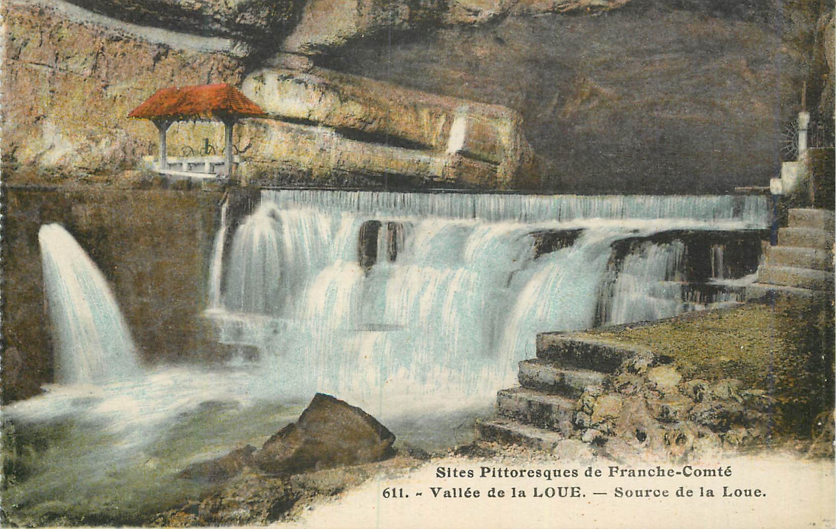 CPA Sites Pittoresques de Franche Comte Vallee de la Loue Source de la Loue
