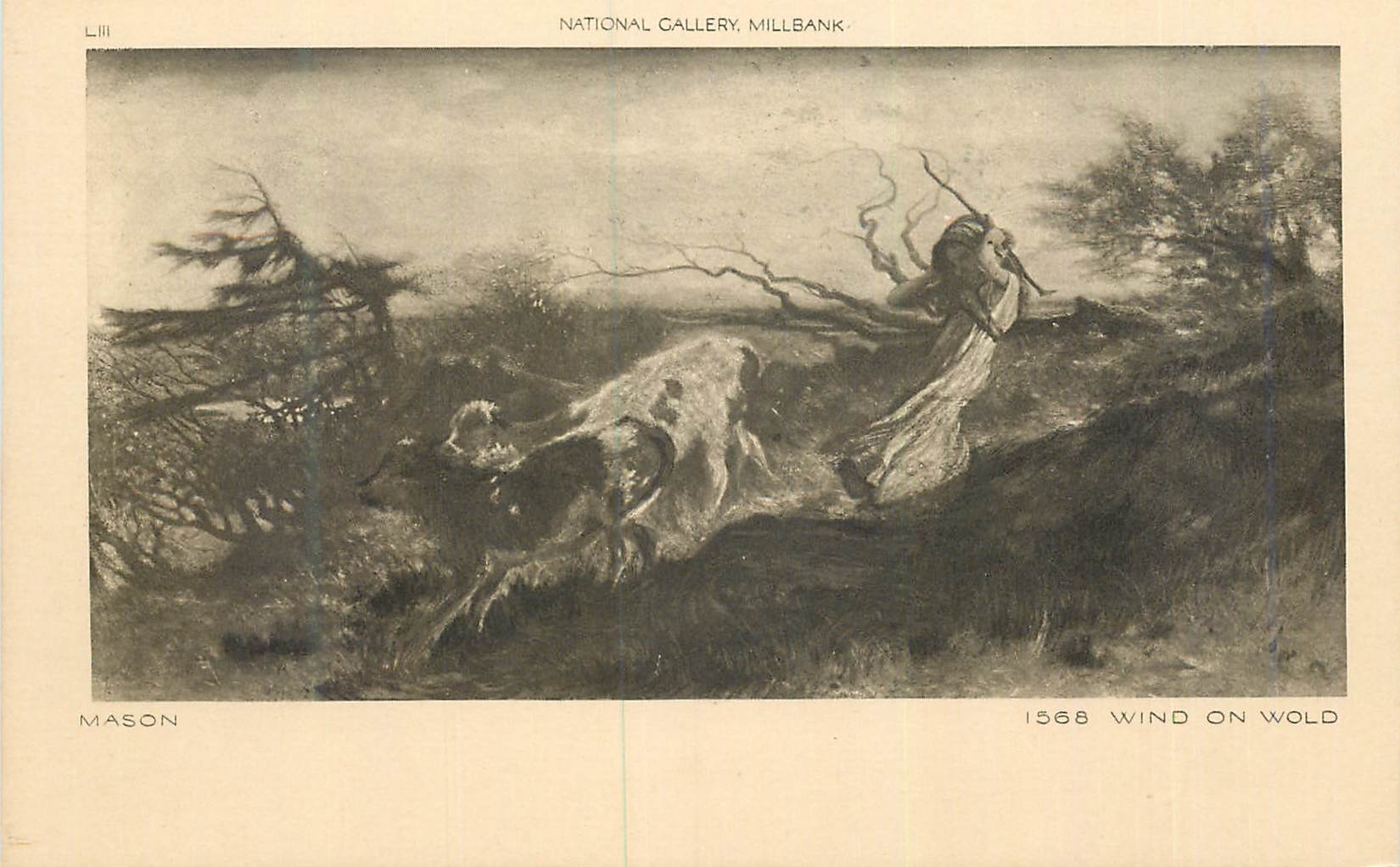 CPA National Gallery Millbank Mason Wind on Wold