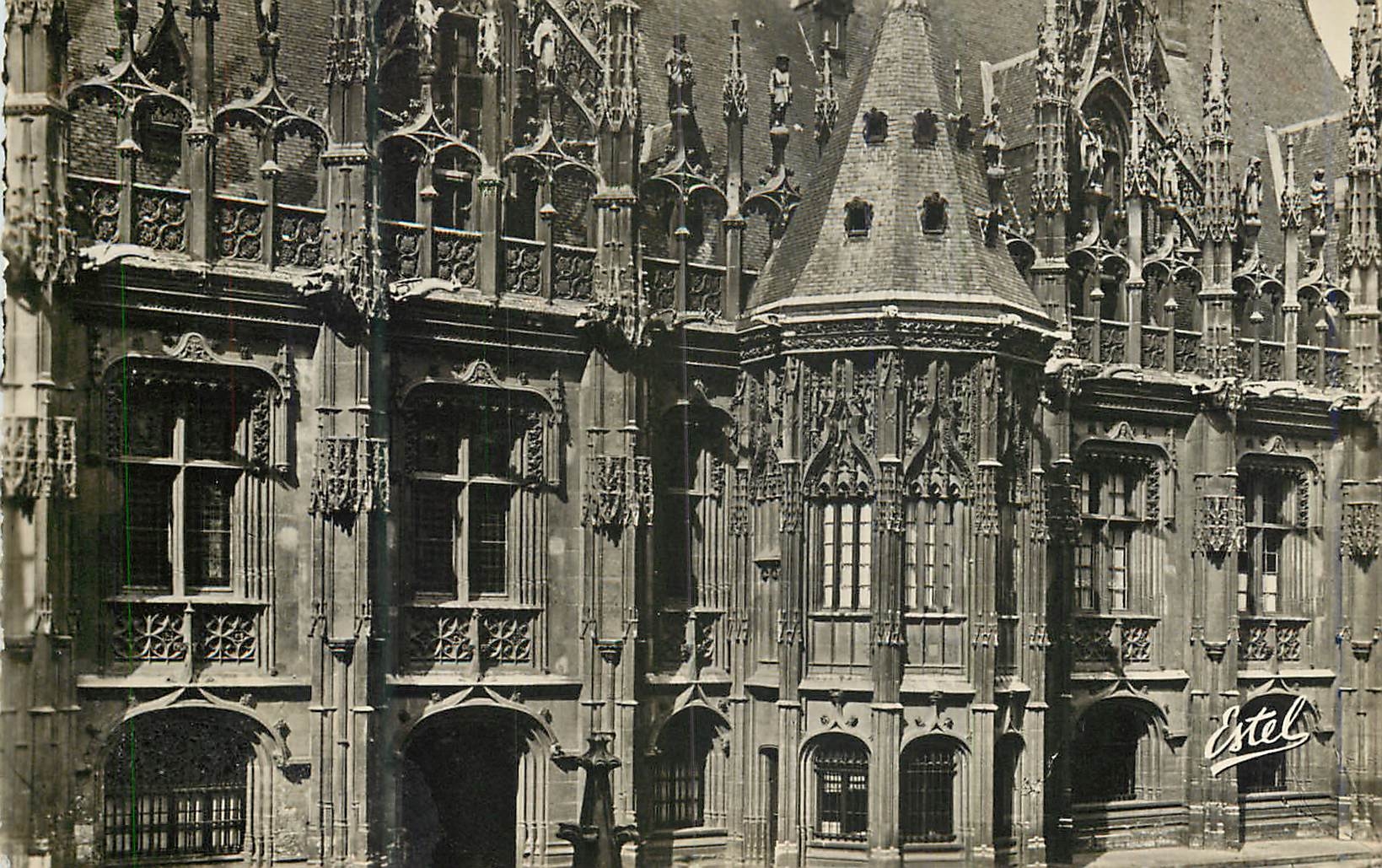CPM Rouen Palais de Justice Facade de la Cour d'Honneur