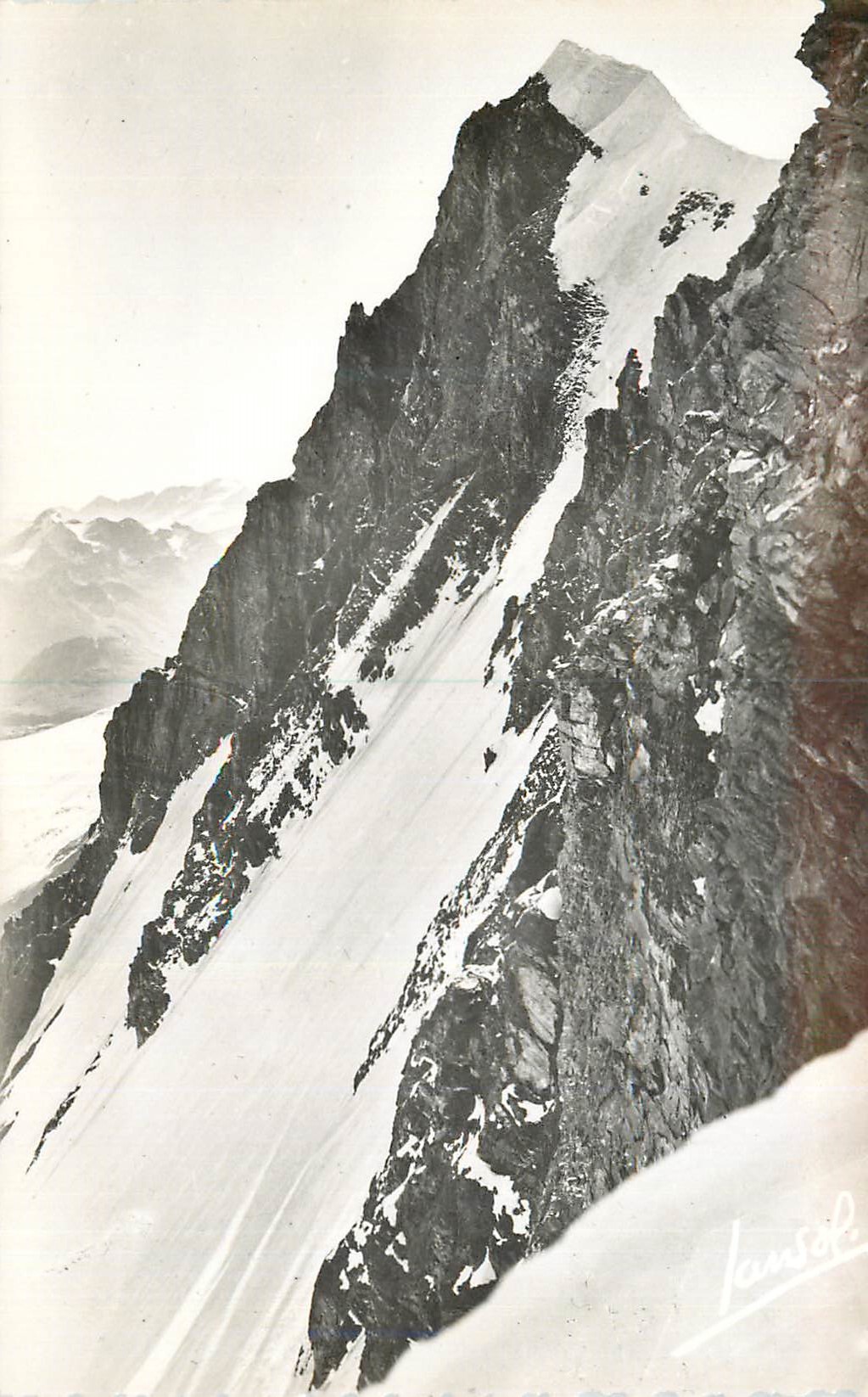 CPM Pralognan la Vanoise (Savoie) la Grande Casse (3852m) le Couloir face Nord
