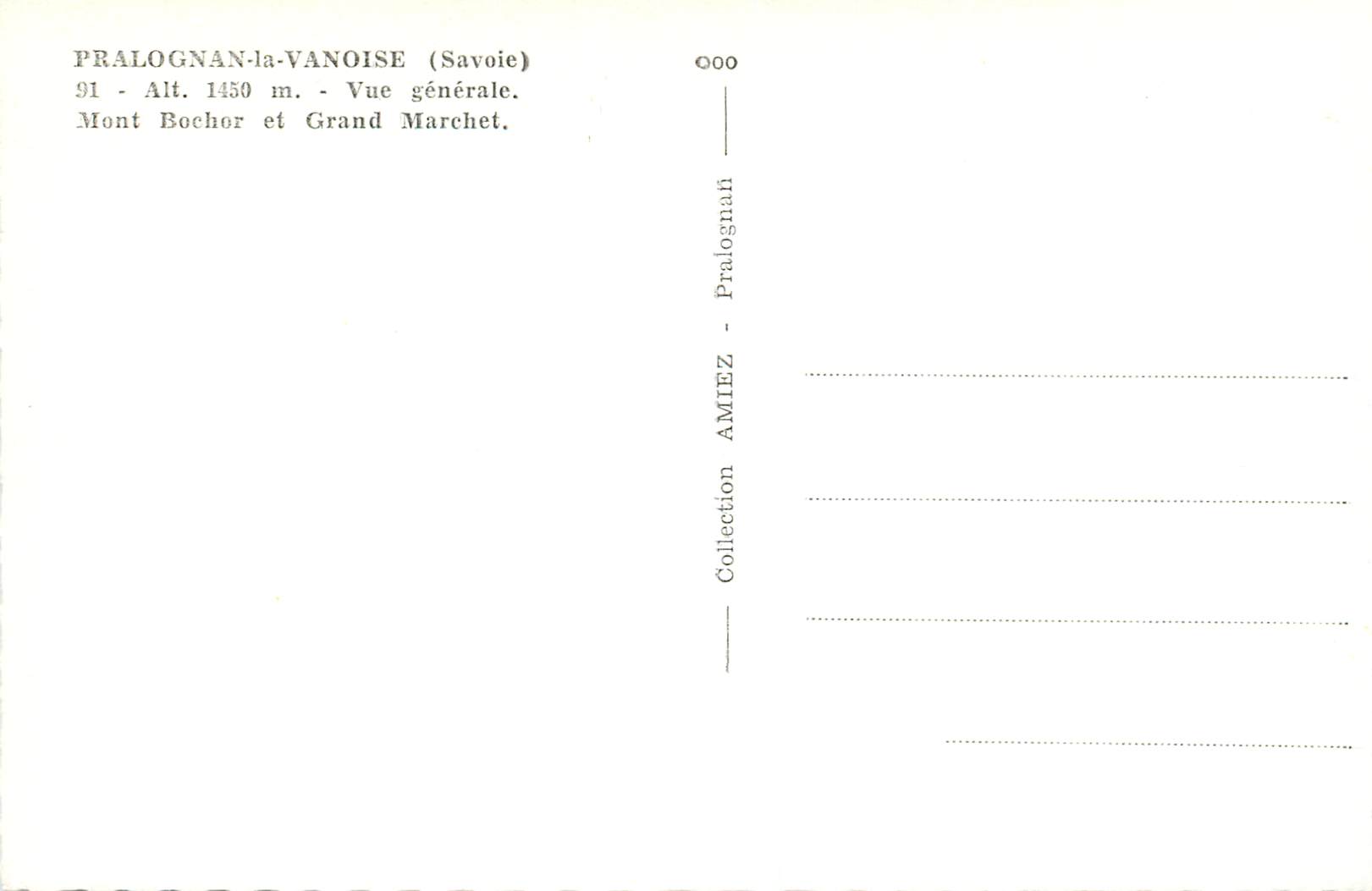 CPM Pralognan la Vanoise (Savoie) Alt 1450m Vue Generale — Rückseite