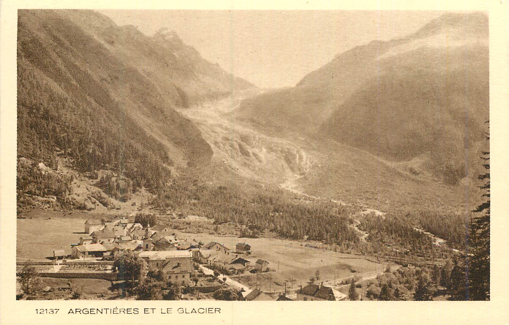CPA Argentieres et le Glacier