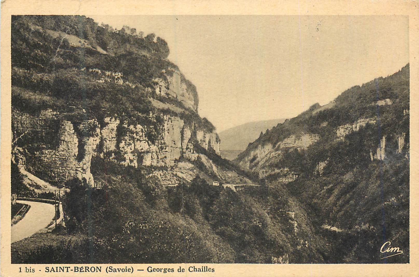 CPA Saint Beron (Savoie) Georges de Chailles