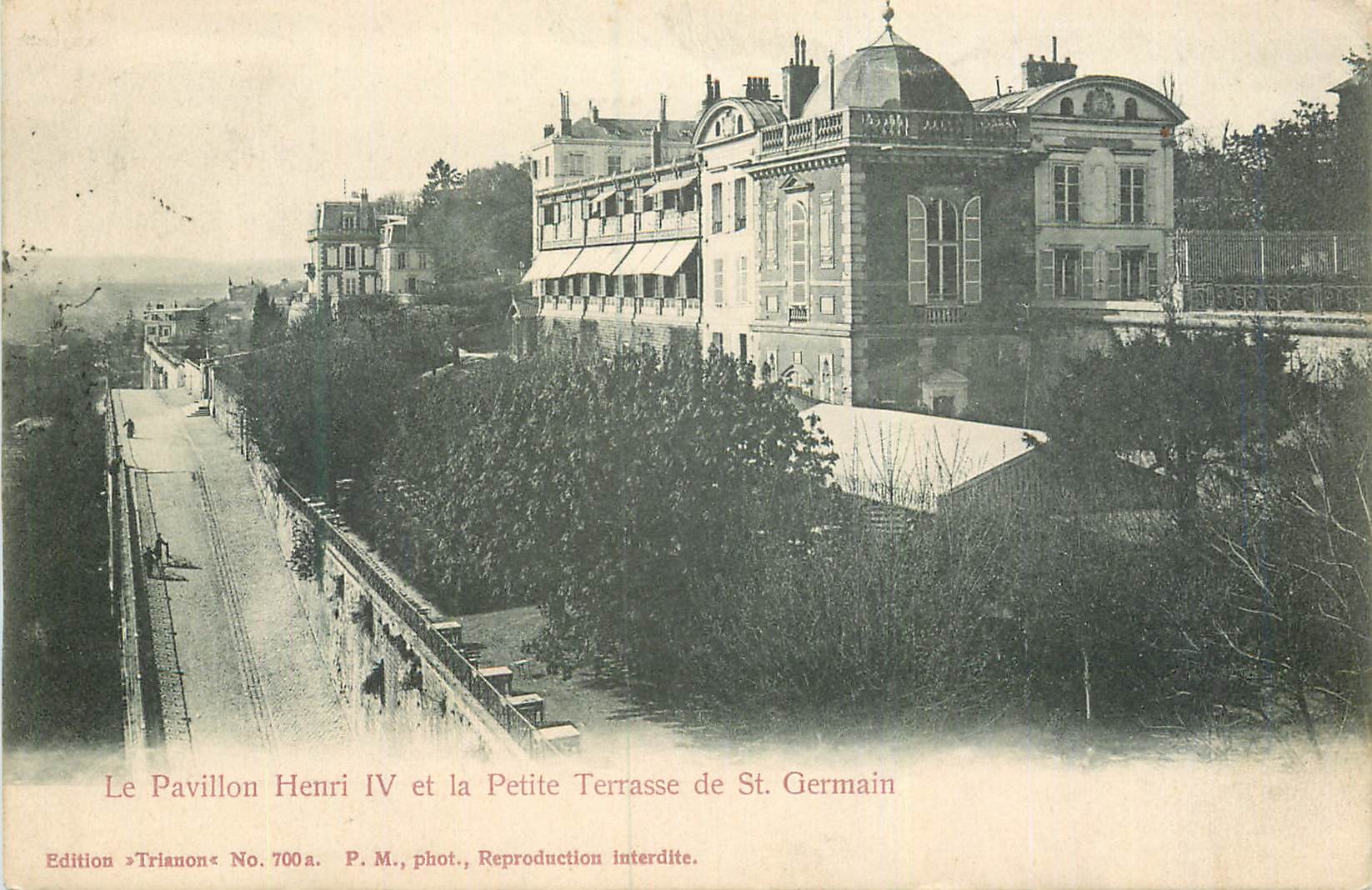 CPM le Pavillon Henri IV et la Petite Terrasse de St Germain