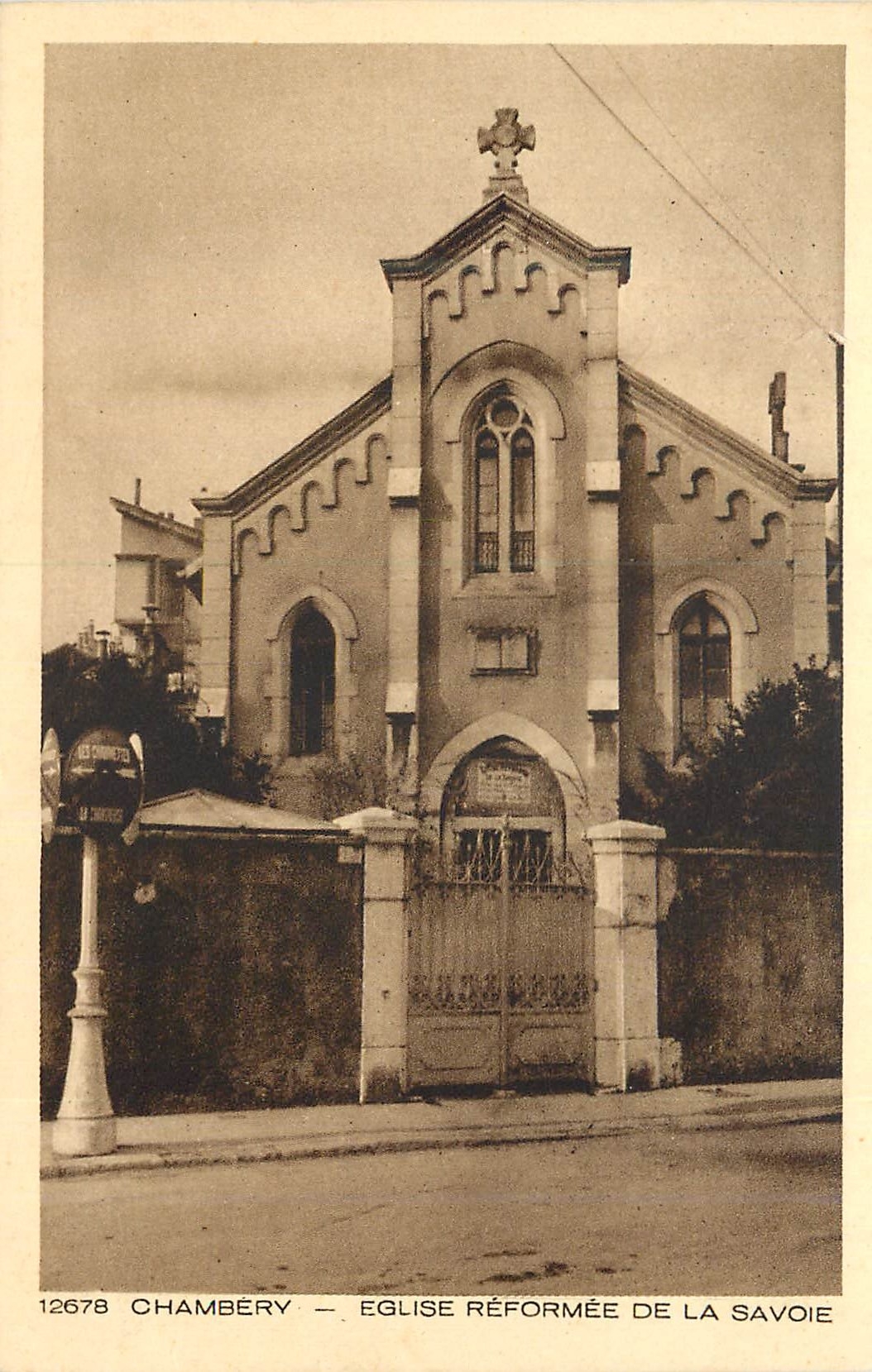 CPA Chambery Eglise Reformee de la Savoie