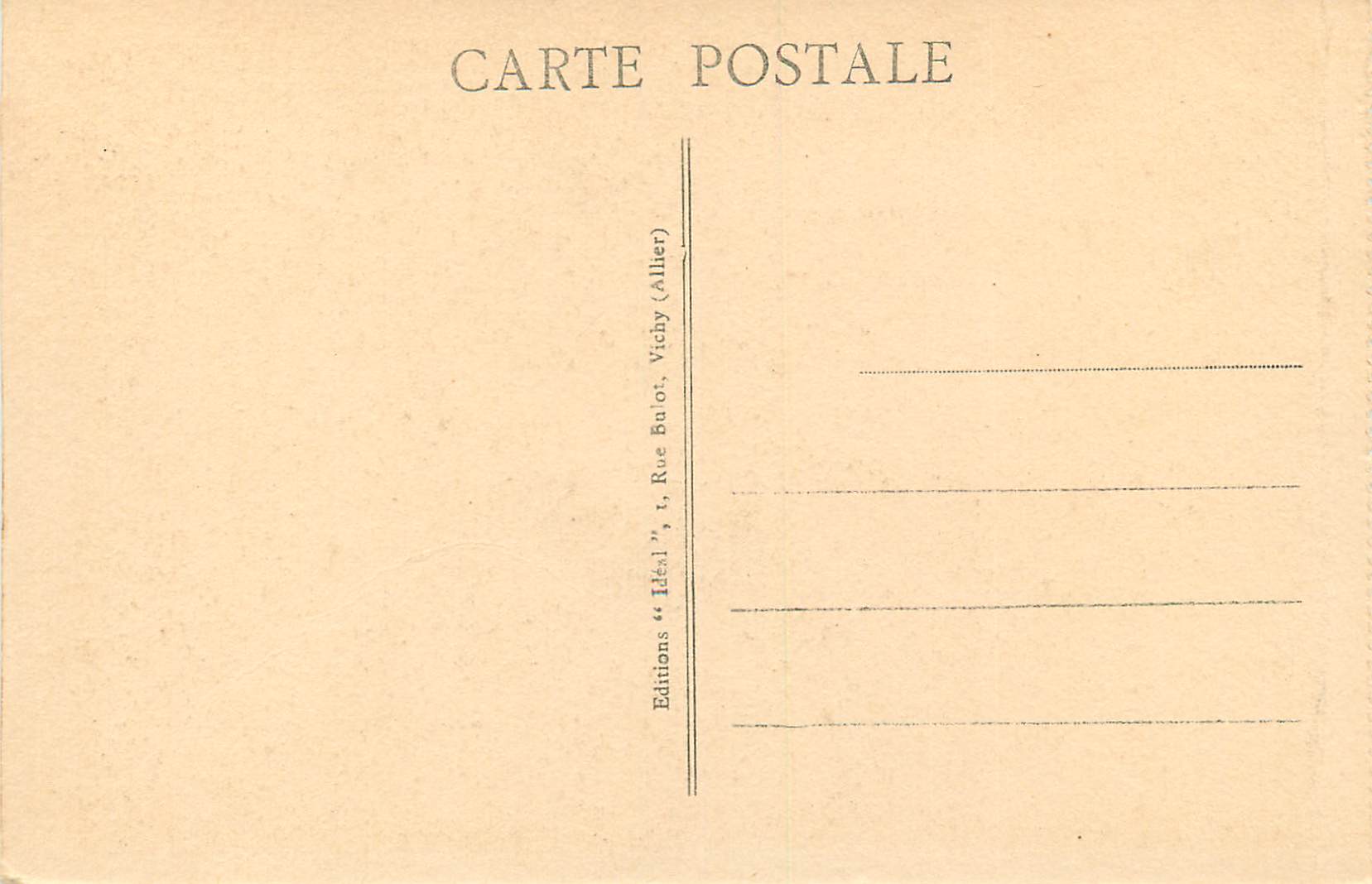 Innenansicht der Kathedrale — Le Puy — (12. Jahrhundert) — Verlag Idéal — Rückseite